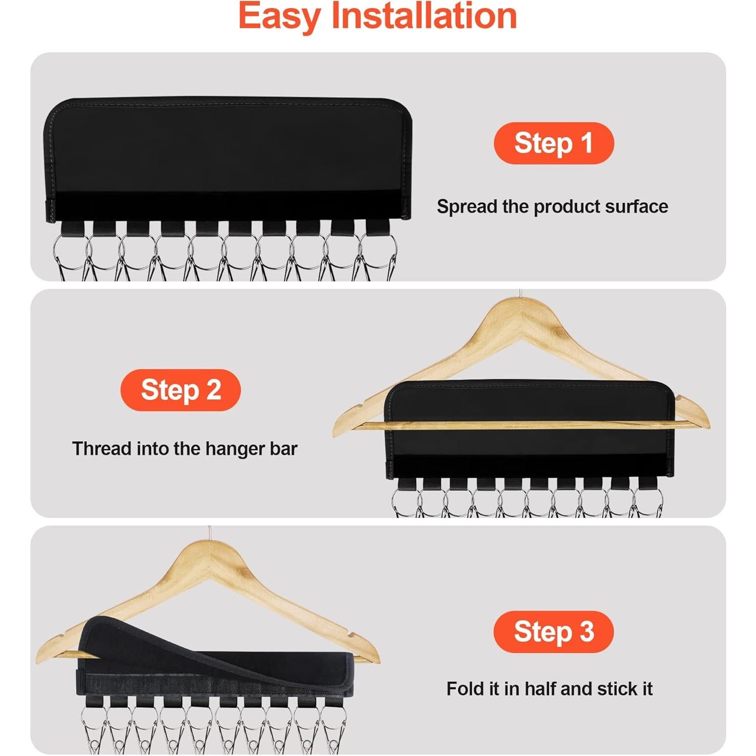 Soporte para Gorras de Béisbol Binboov 2 Pcs Clips Acero Inoxidable