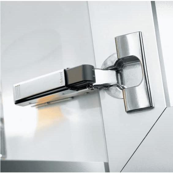Brazo Recto Blum 973A Blumotion para Puertas - Acabado Níquel (Paquete de 5)