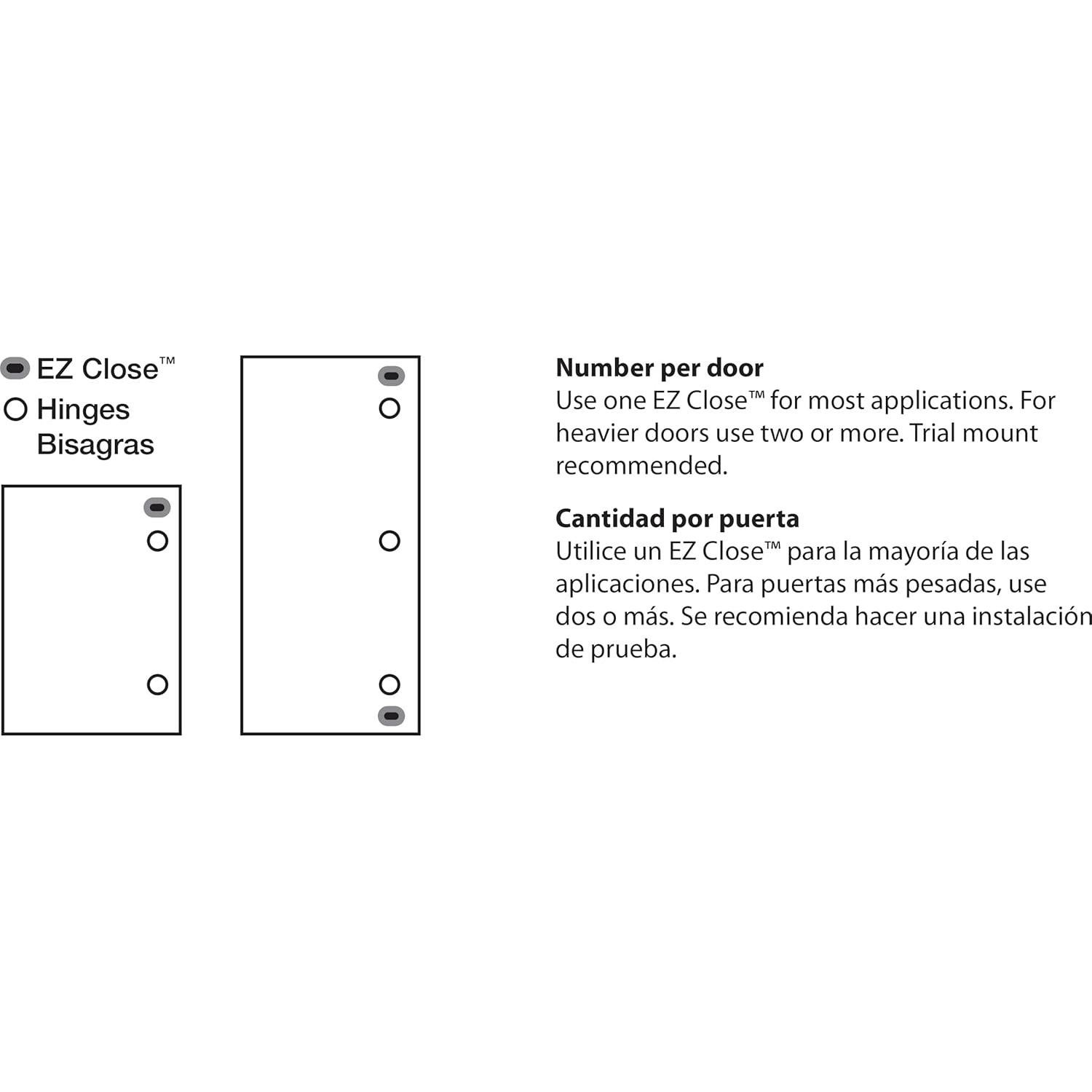 Amortiguador de Puerta de Gabinete Franklin Brass Cierre Suave