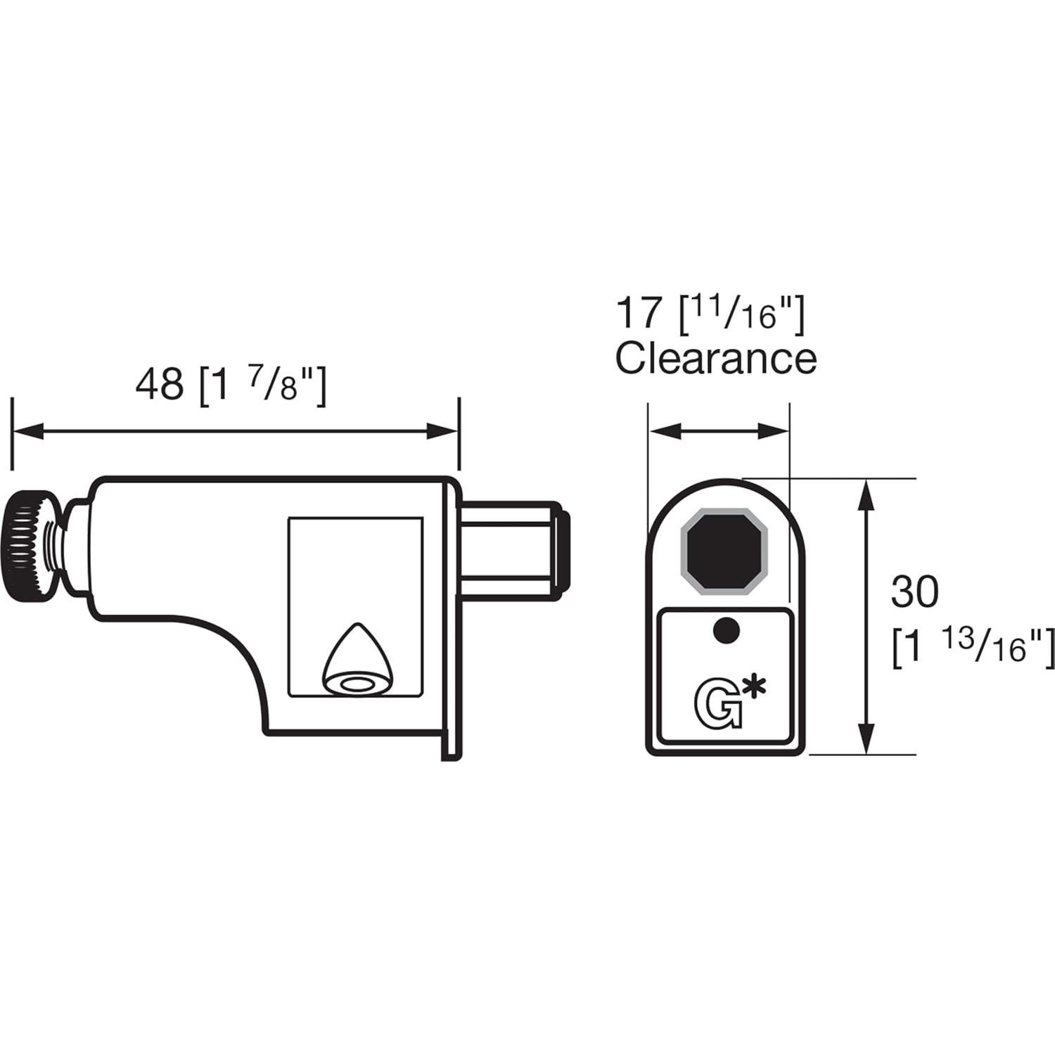 Amortiguador de Puerta de Gabinete Franklin Brass Cierre Suave