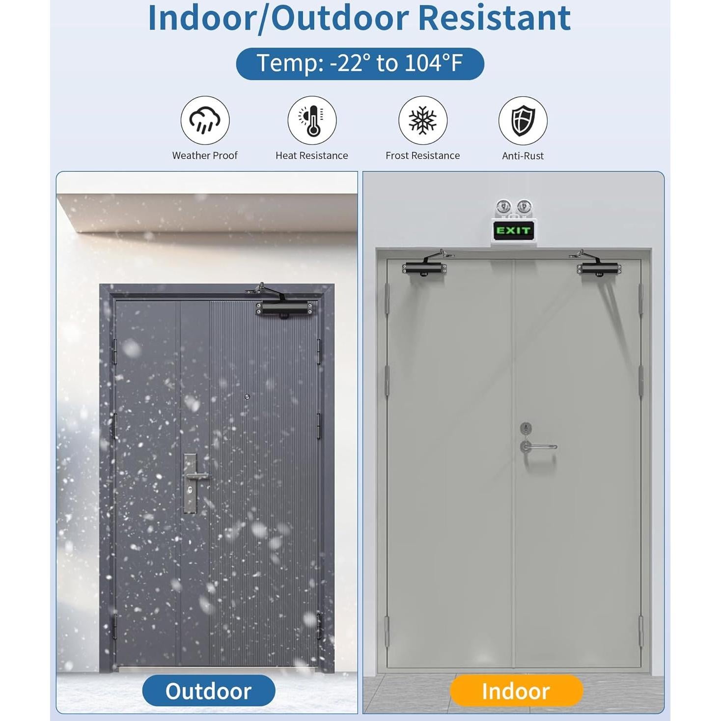 Cerradura Automática Baridwon BRW-B2000ADV para Puerta - Alta Resistencia