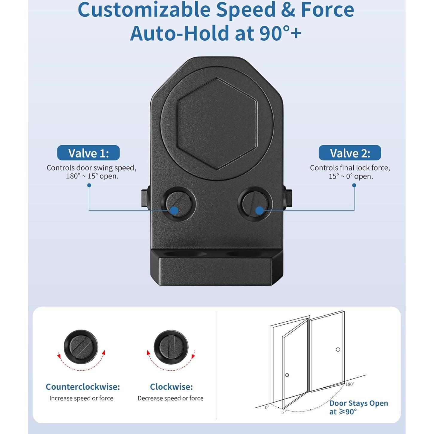 Cerradura Automática Baridwon BRW-B2000ADV para Puerta - Alta Resistencia