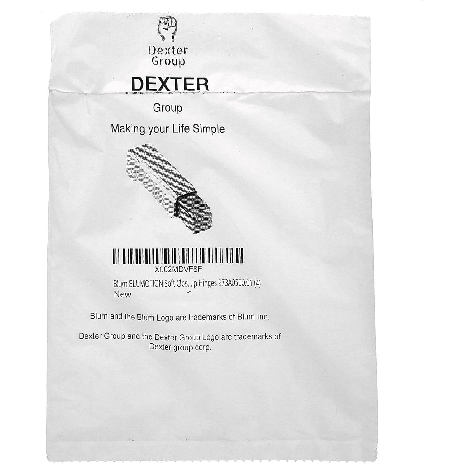 Mecanismo de cierre suave Blumotion Blum 973A0500.01 - 4 unidades