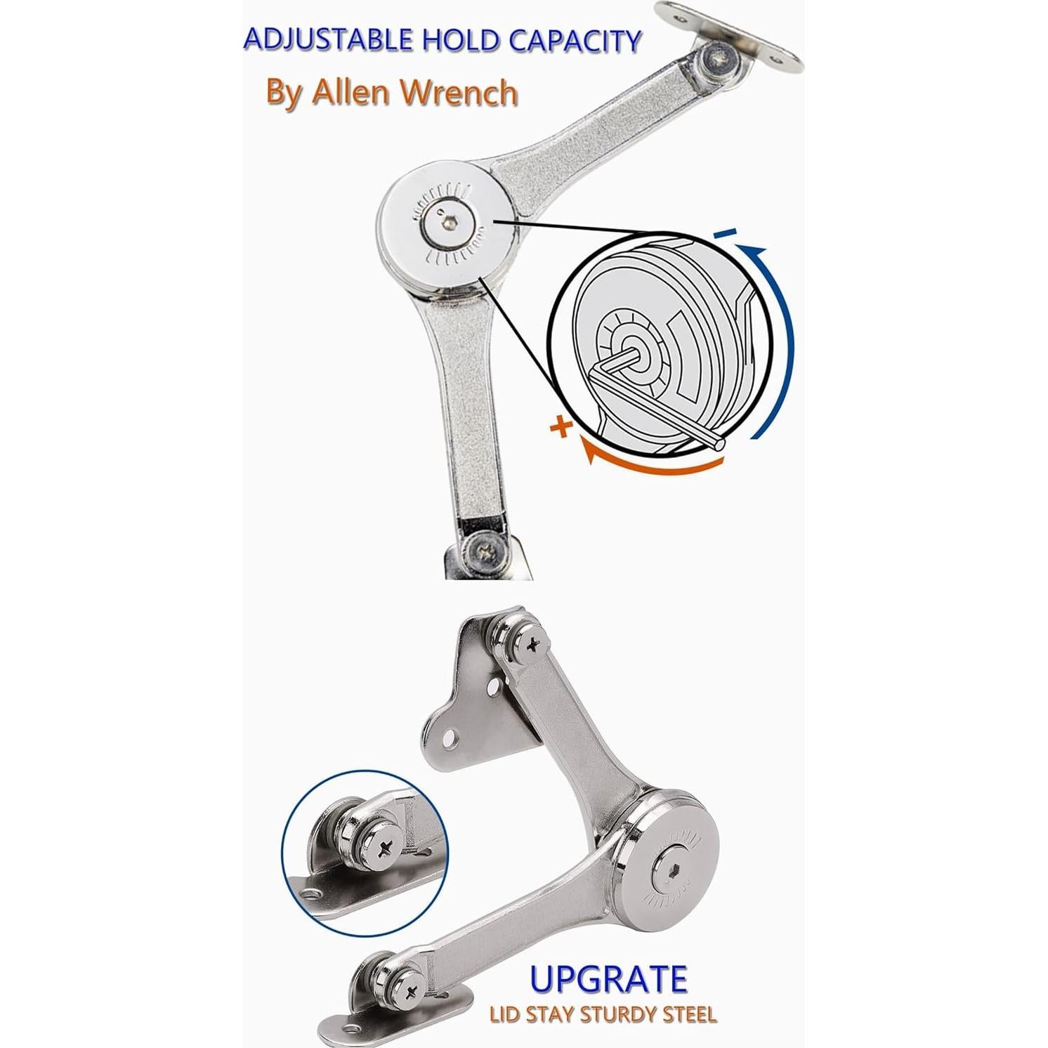 Bisagras de Cierre Suave APFFSY para Caja de Madera 2 Pcs