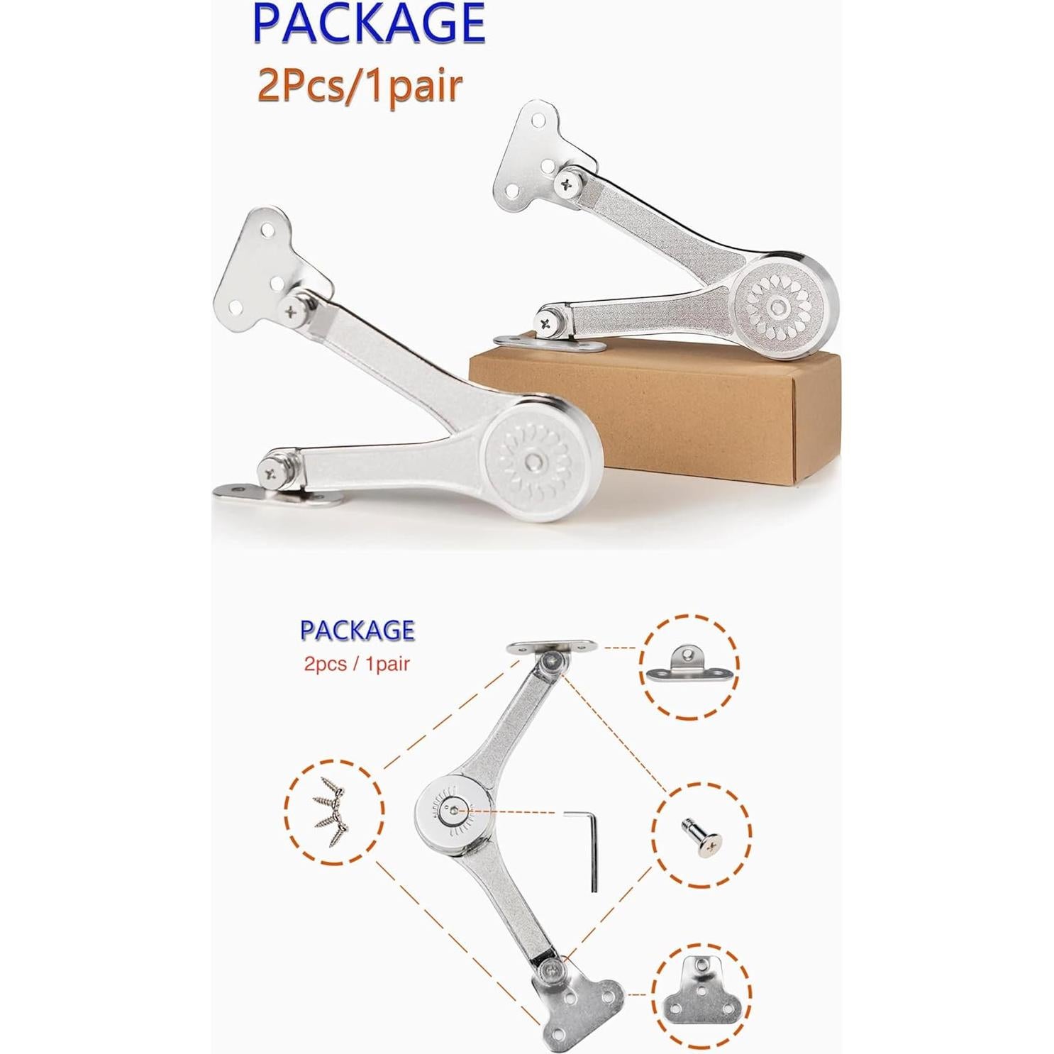 Bisagras de Cierre Suave APFFSY para Caja de Madera 2 Pcs