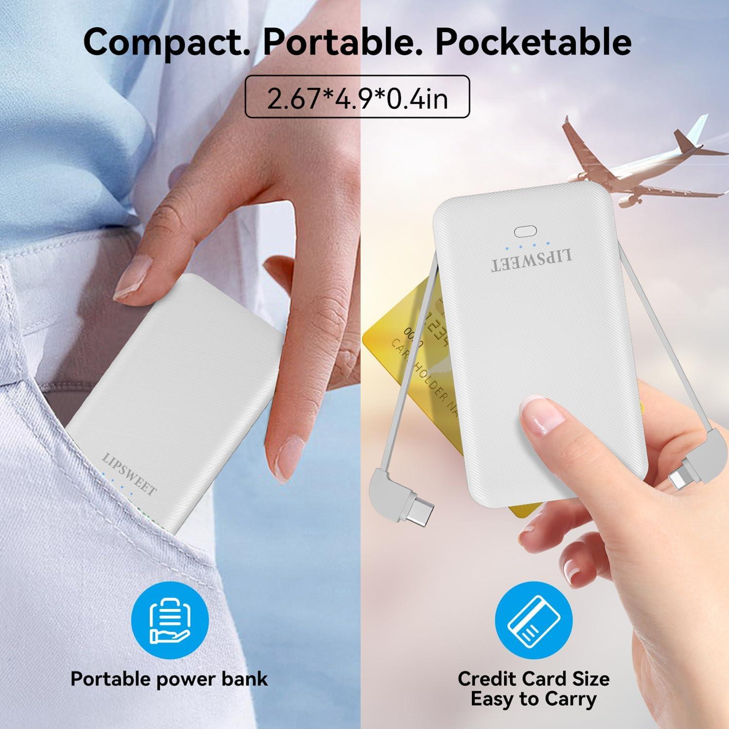 Cargador Portátil 5000mAh Shenzhen PB187 Carga Rápida USB-C