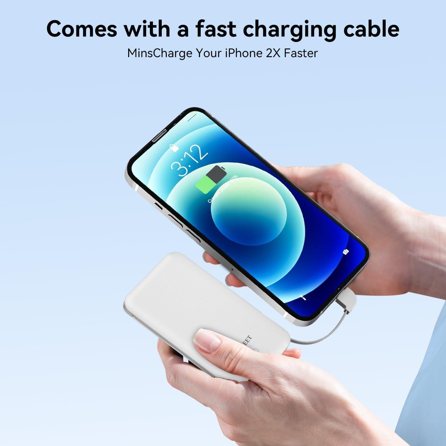 Cargador Portátil 5000mAh Shenzhen PB187 Carga Rápida USB-C