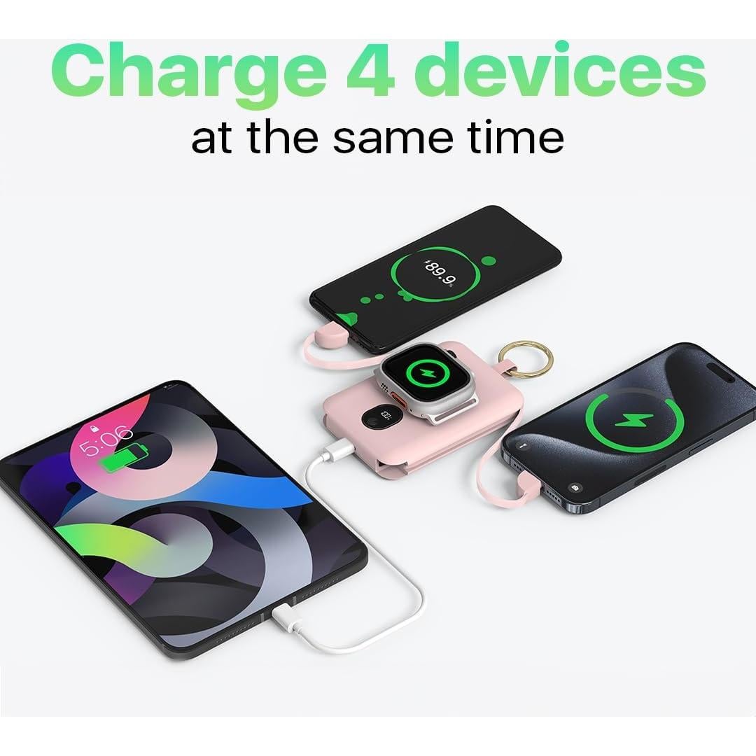 Cargador Portátil 4 en 1 PWR Versa para Apple Watch 5000mAh