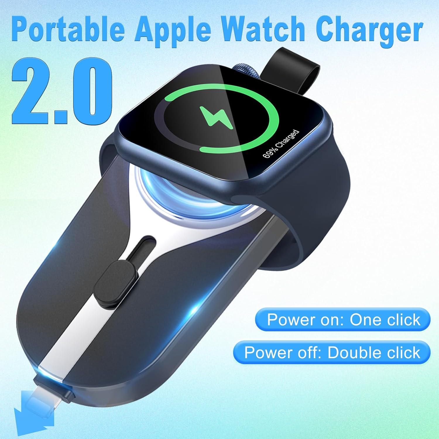 Cargador Inalámbrico Portátil COMTAR 2000mAh para Apple Watch