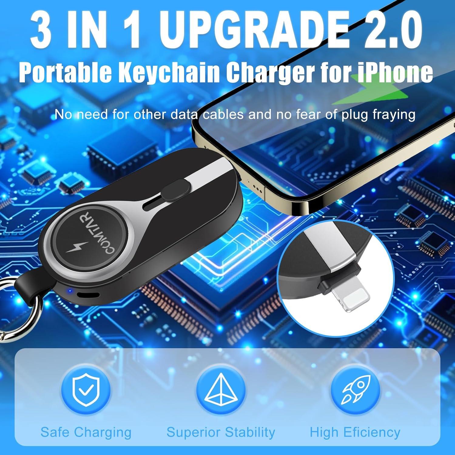 Cargador Inalámbrico Portátil COMTAR 2000mAh para Apple Watch