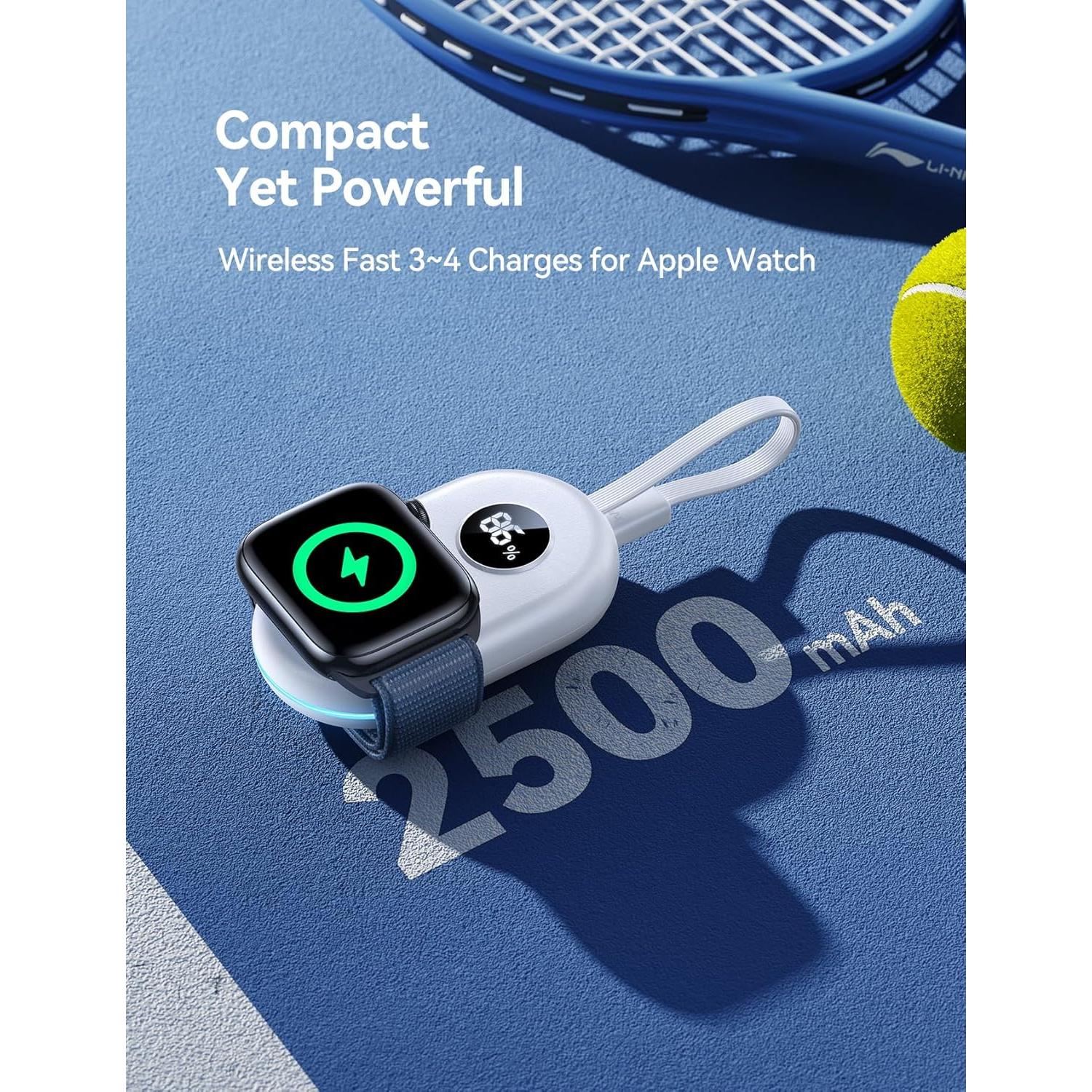 Cargador Portátil JOYROOM 2500mAh para Apple Watch Inalámbrico