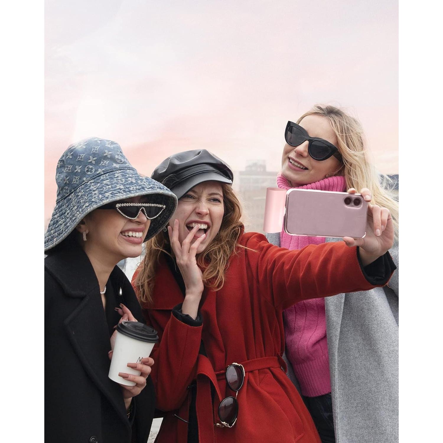 Cargador Portátil Rosa 4800mAh para iPhone 15W Carga Rápida