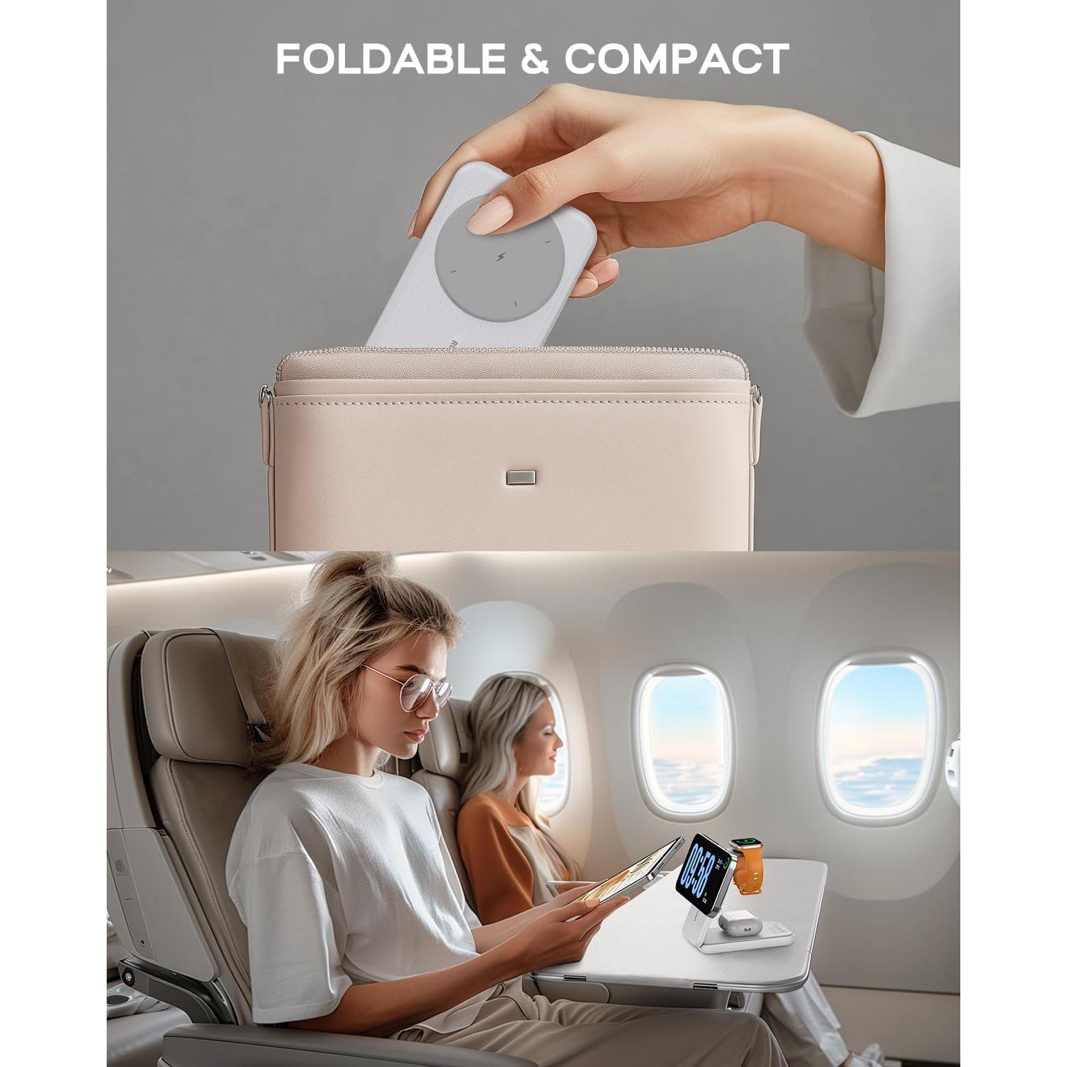 Cargador Portátil RORRY 10000mAh 3 en 1 para Apple Watch/iPhone