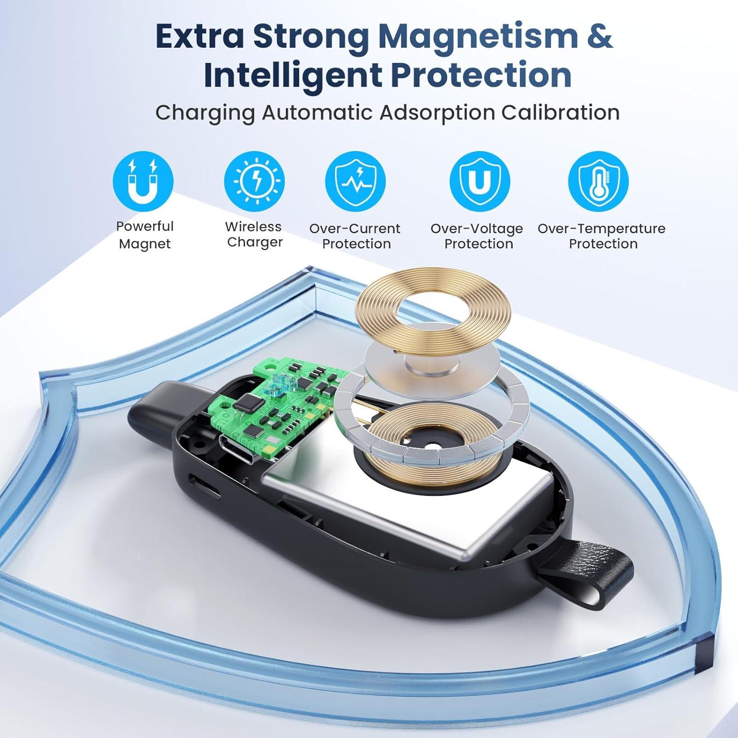 Cargador Inalámbrico Portátil 2 en 1 para Apple Watch y iPhone