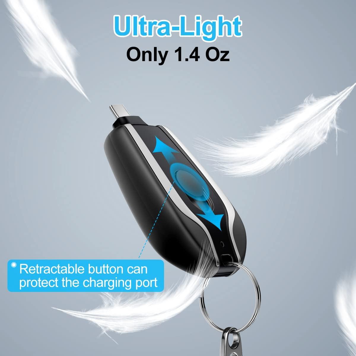 Cargador Portátil EMNT 2000mAh USB C para iPhone y Android