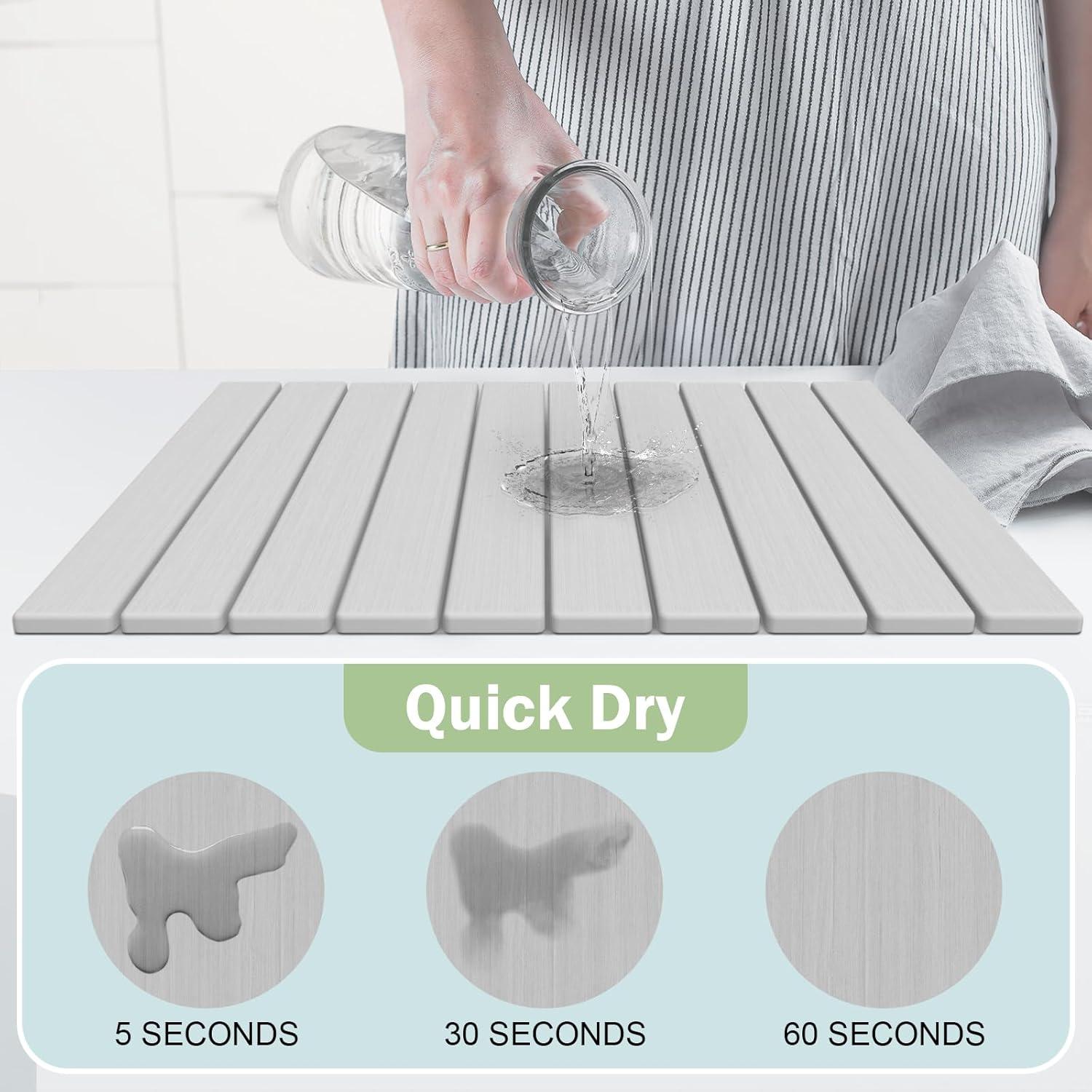 Alfombrilla de Secado de Piedra Diatomácea Cecnamt 61x40.6 cm