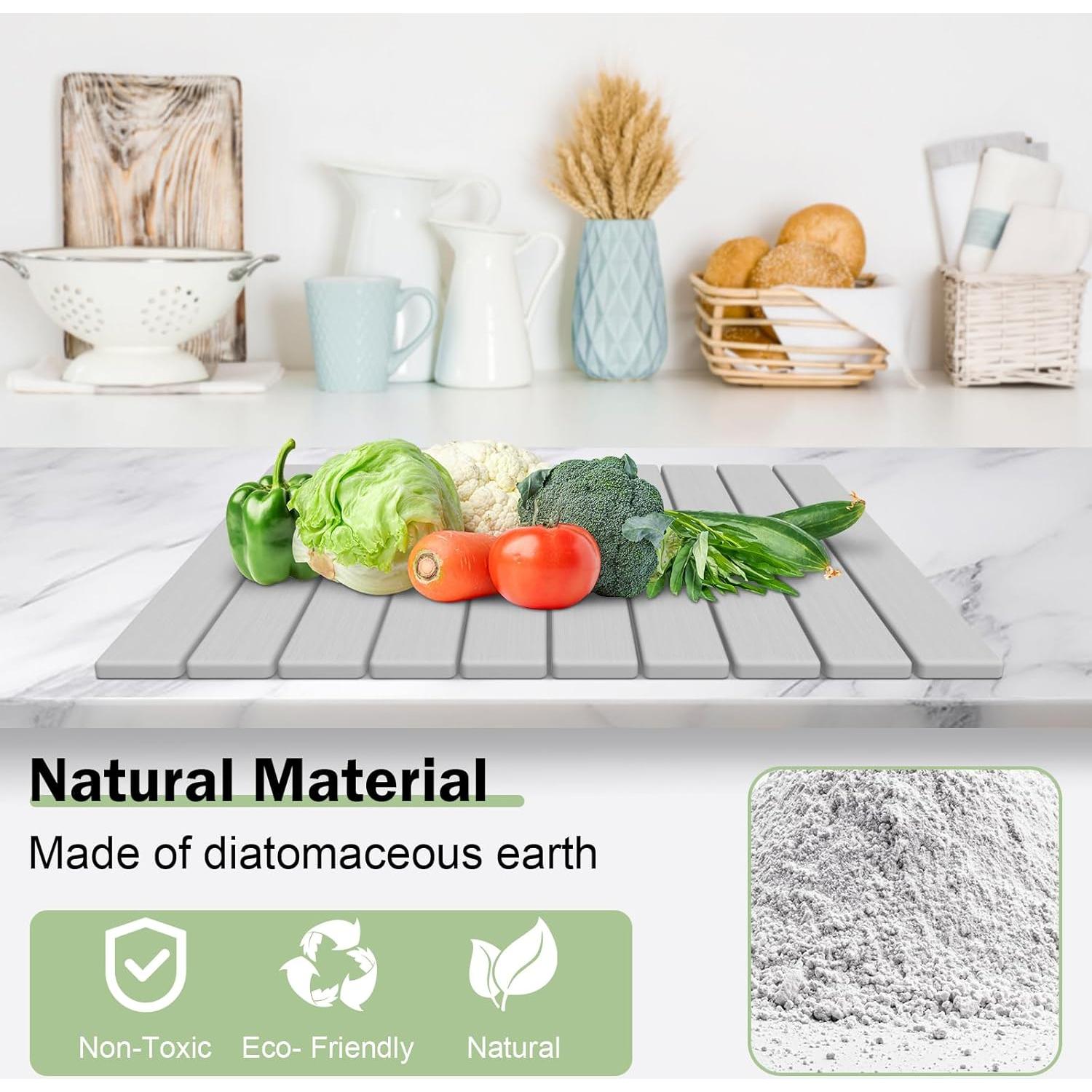 Alfombrilla de Secado de Piedra Diatomácea Cecnamt 61x40.6 cm