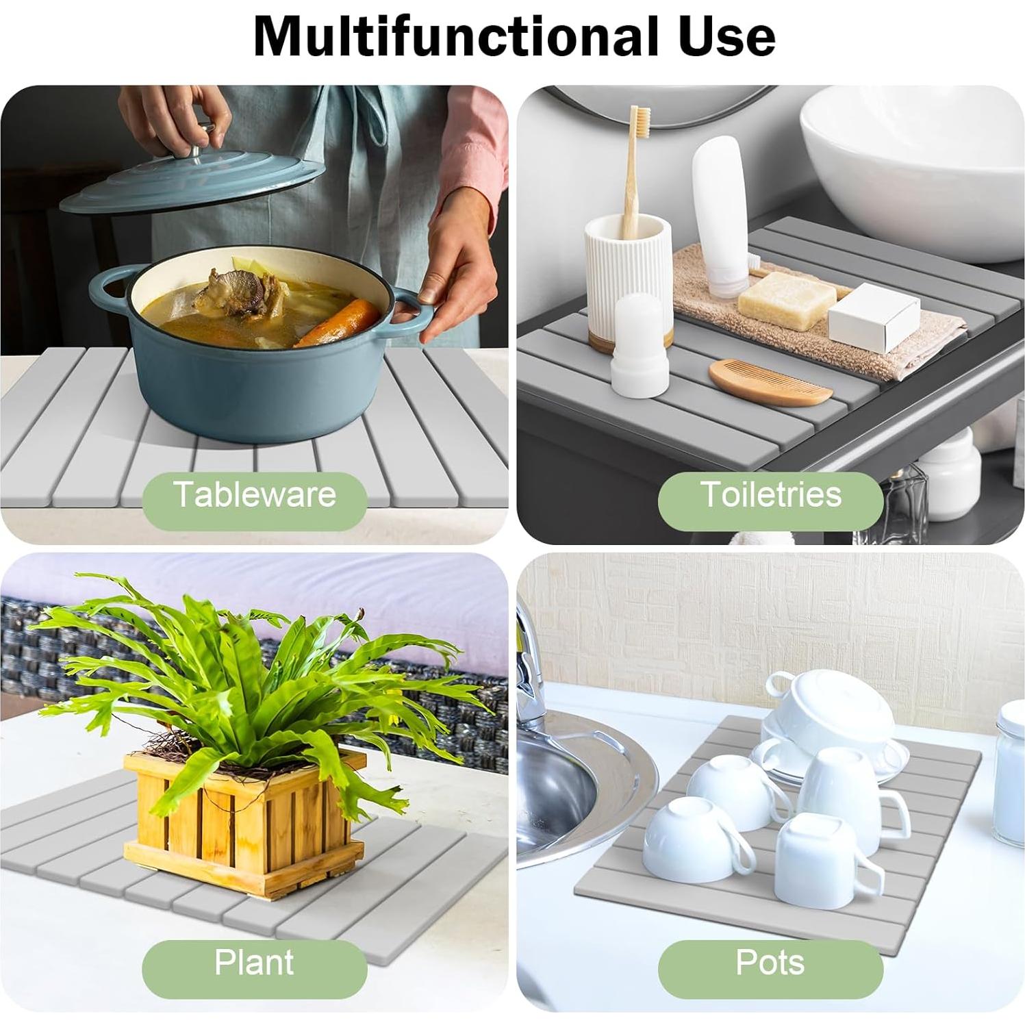 Alfombrilla de Secado de Piedra Diatomácea Cecnamt 61x40.6 cm