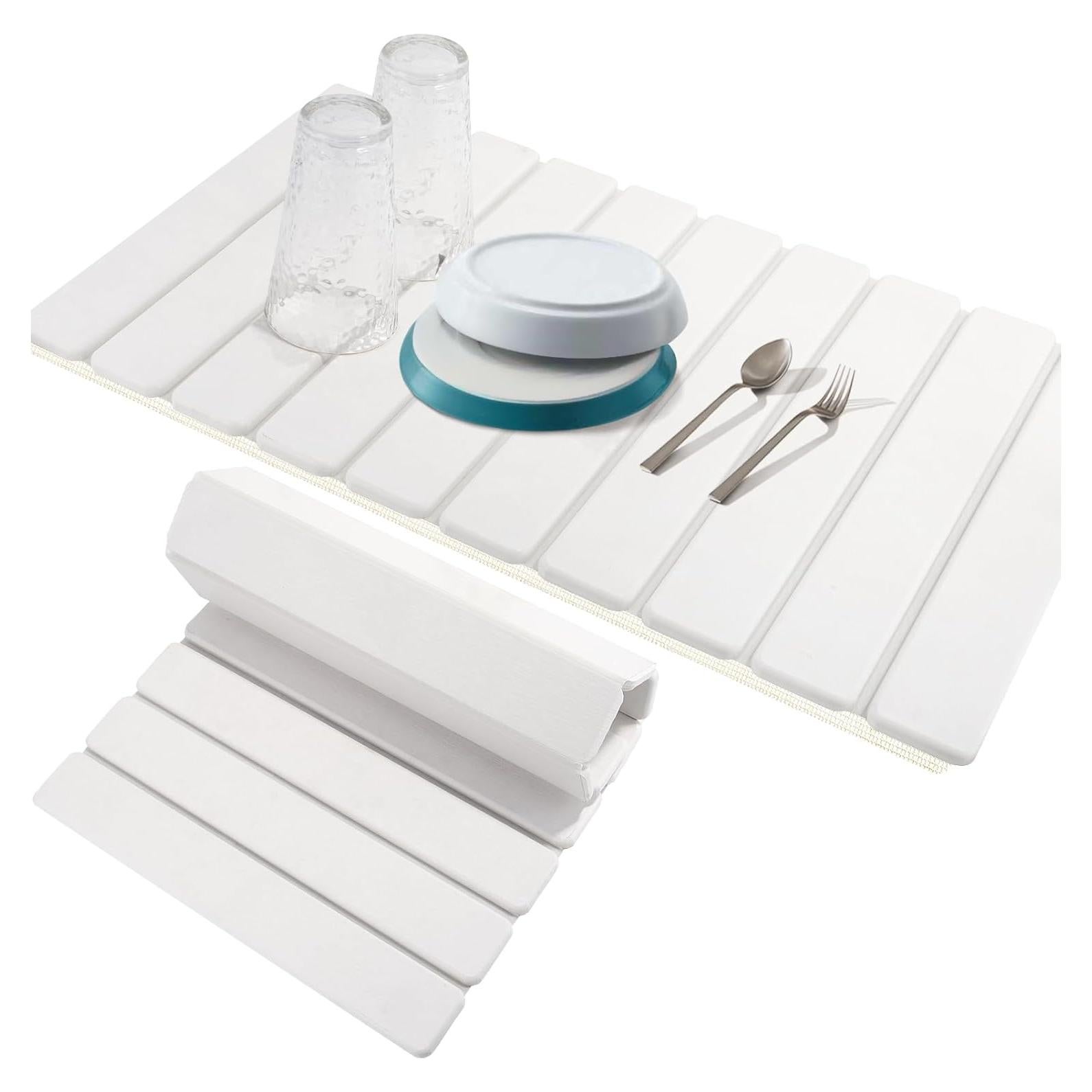 Alfombrilla de Secado de Piedra Diatomácea CERETIA 61x41cm Blanca