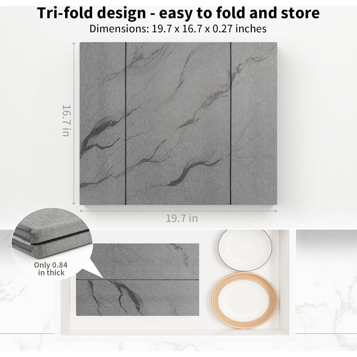 Alfombrilla de Secado de Piedra SolaVelle 50x40 cm Antideslizante