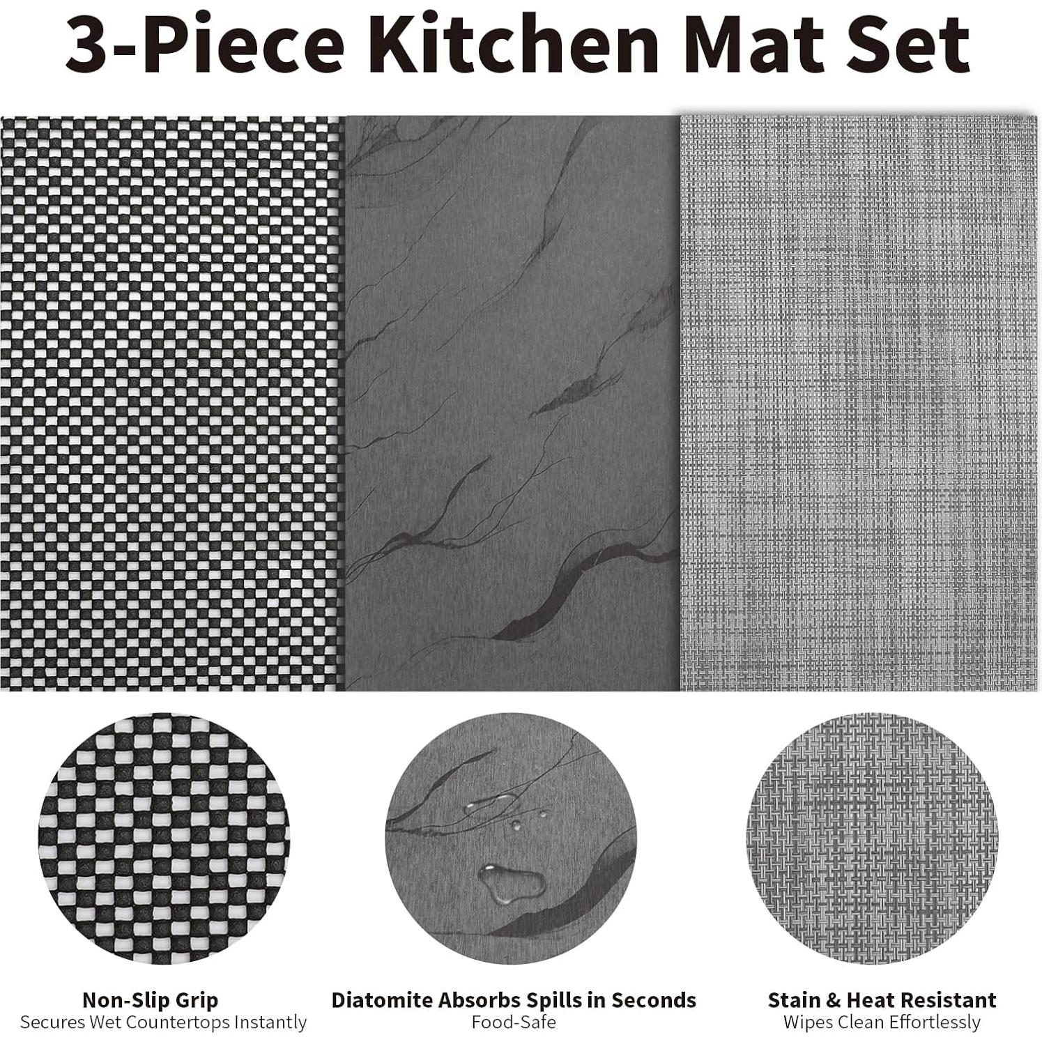 Alfombrilla de Secado de Piedra SolaVelle 50x40 cm Antideslizante