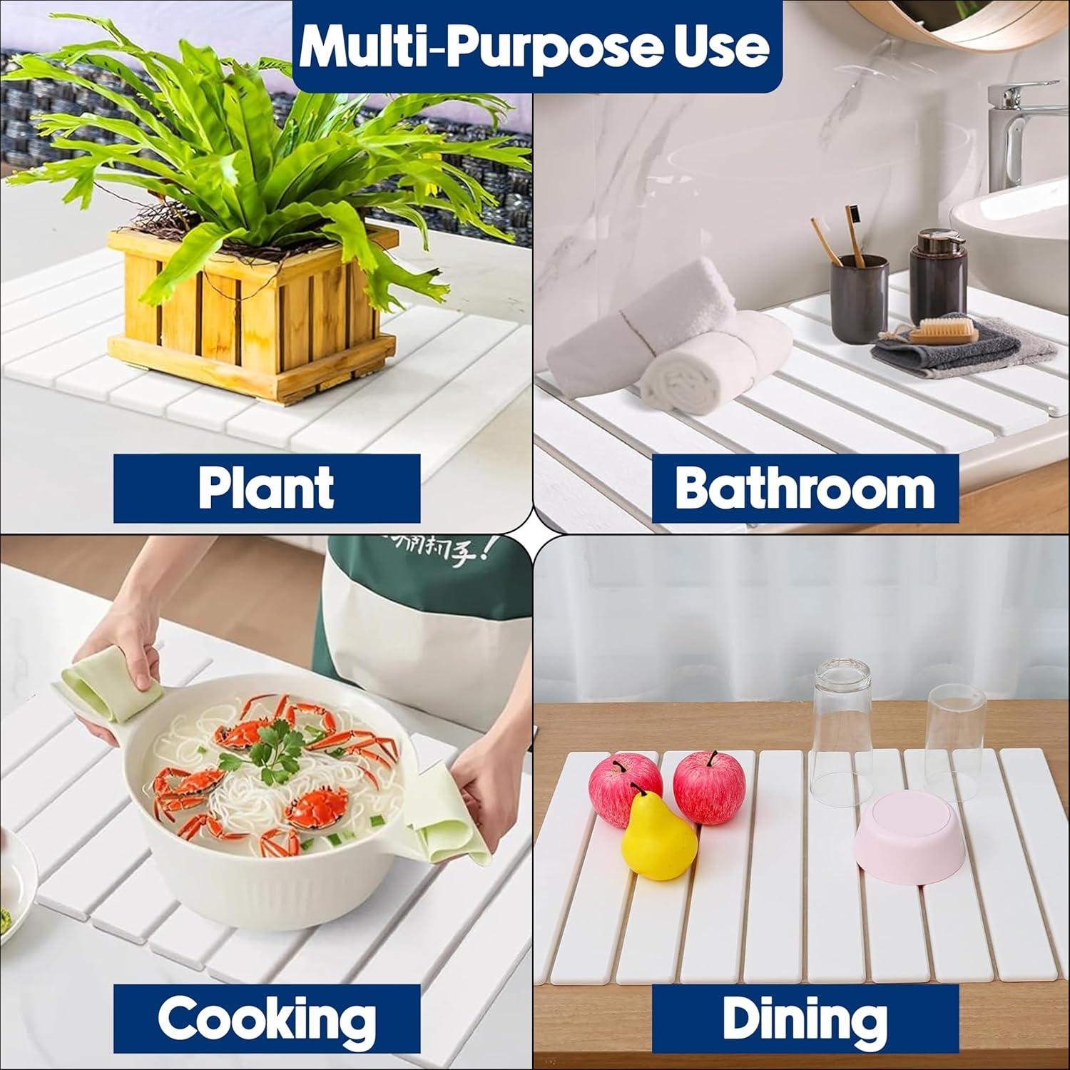 Alfombrilla de Secado de Platos de Piedra Diatomácea 60x40cm