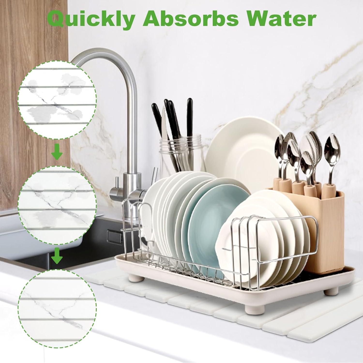 Alfombrilla de Secado de Piedra Diatomácea EKRHORBY 61x41cm