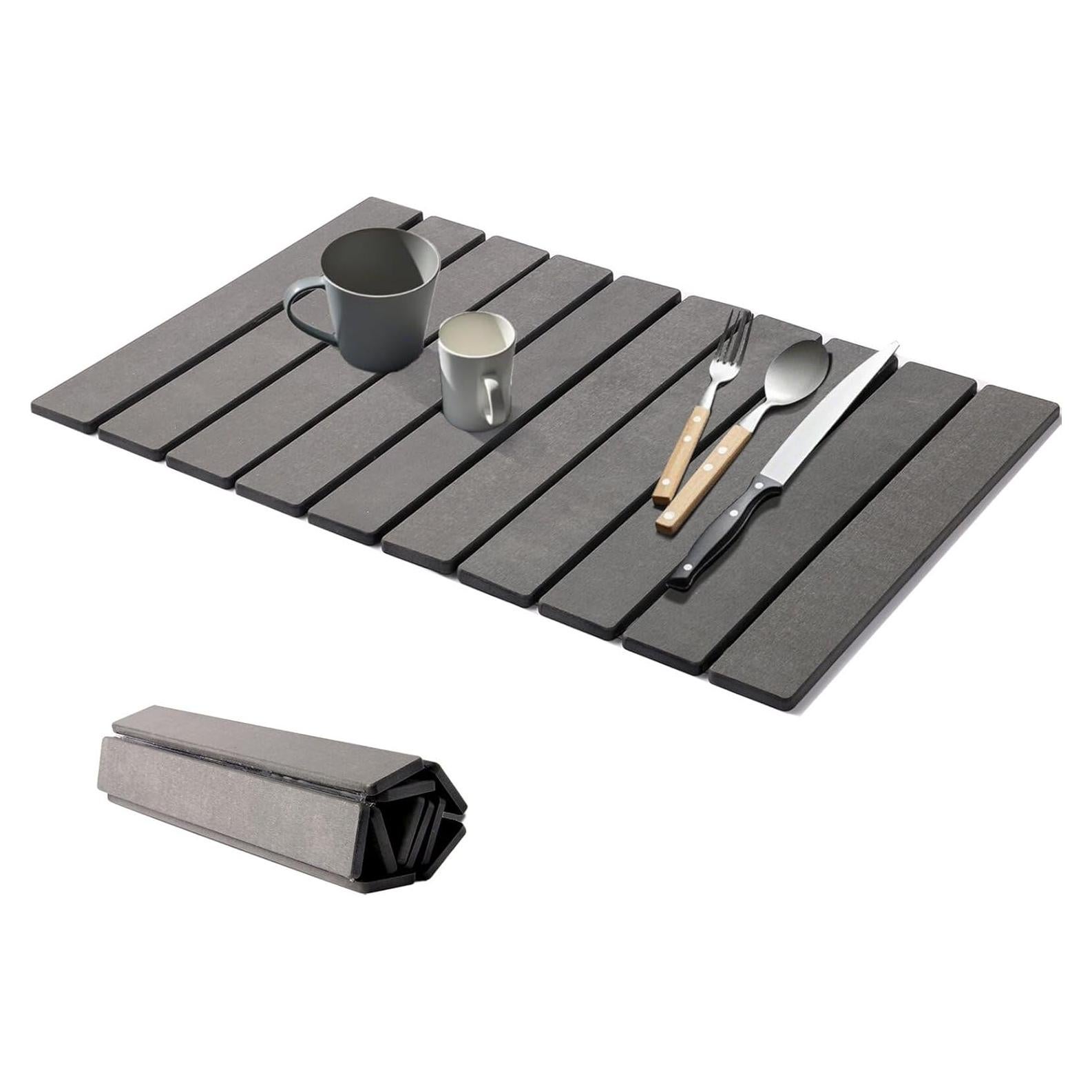 Alfombrilla de Secado Rápido Diatomea 60x39 cm ZMNKLRY