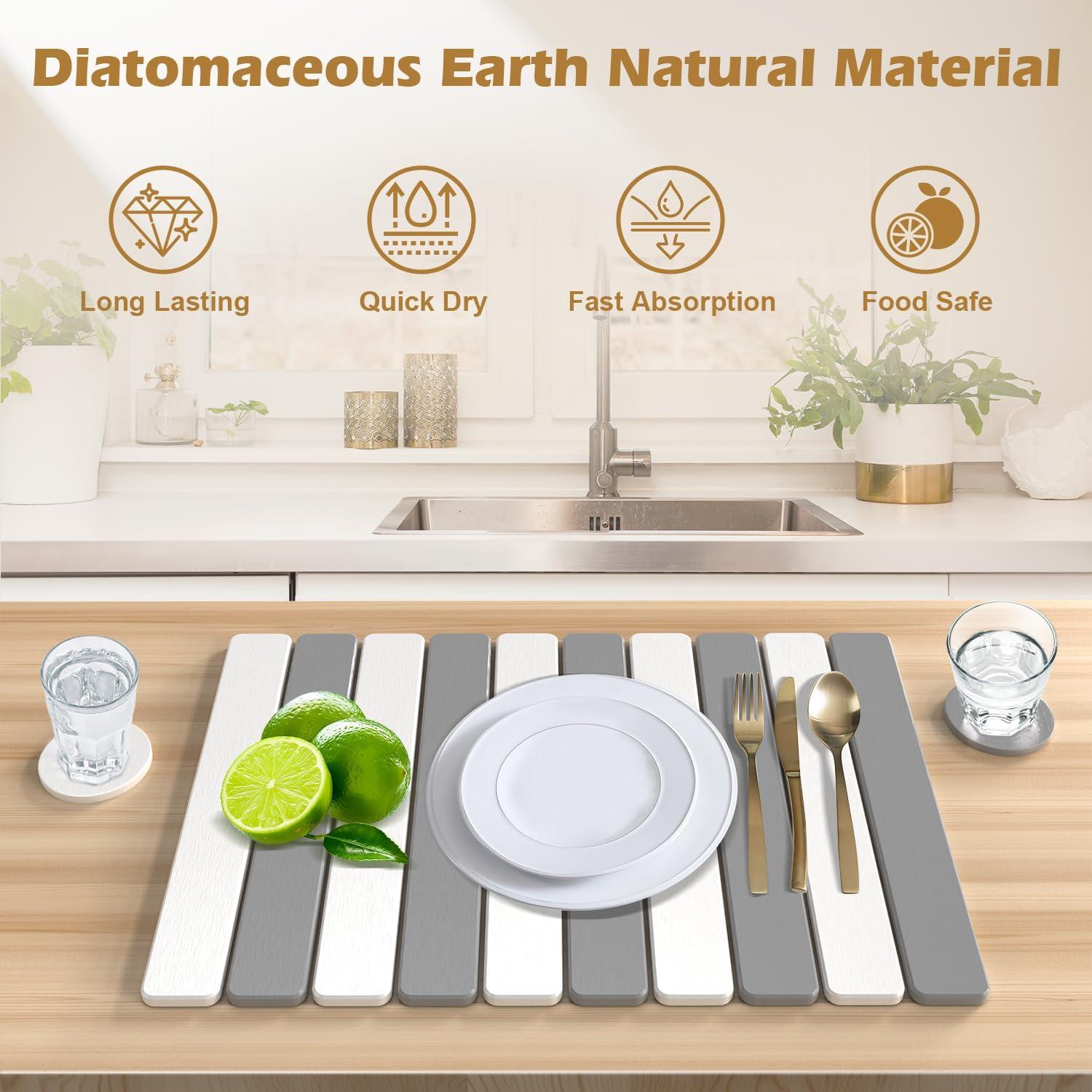 Alfombrilla de Secado de Piedra Diatomácea MASSPRO 61x40.6cm