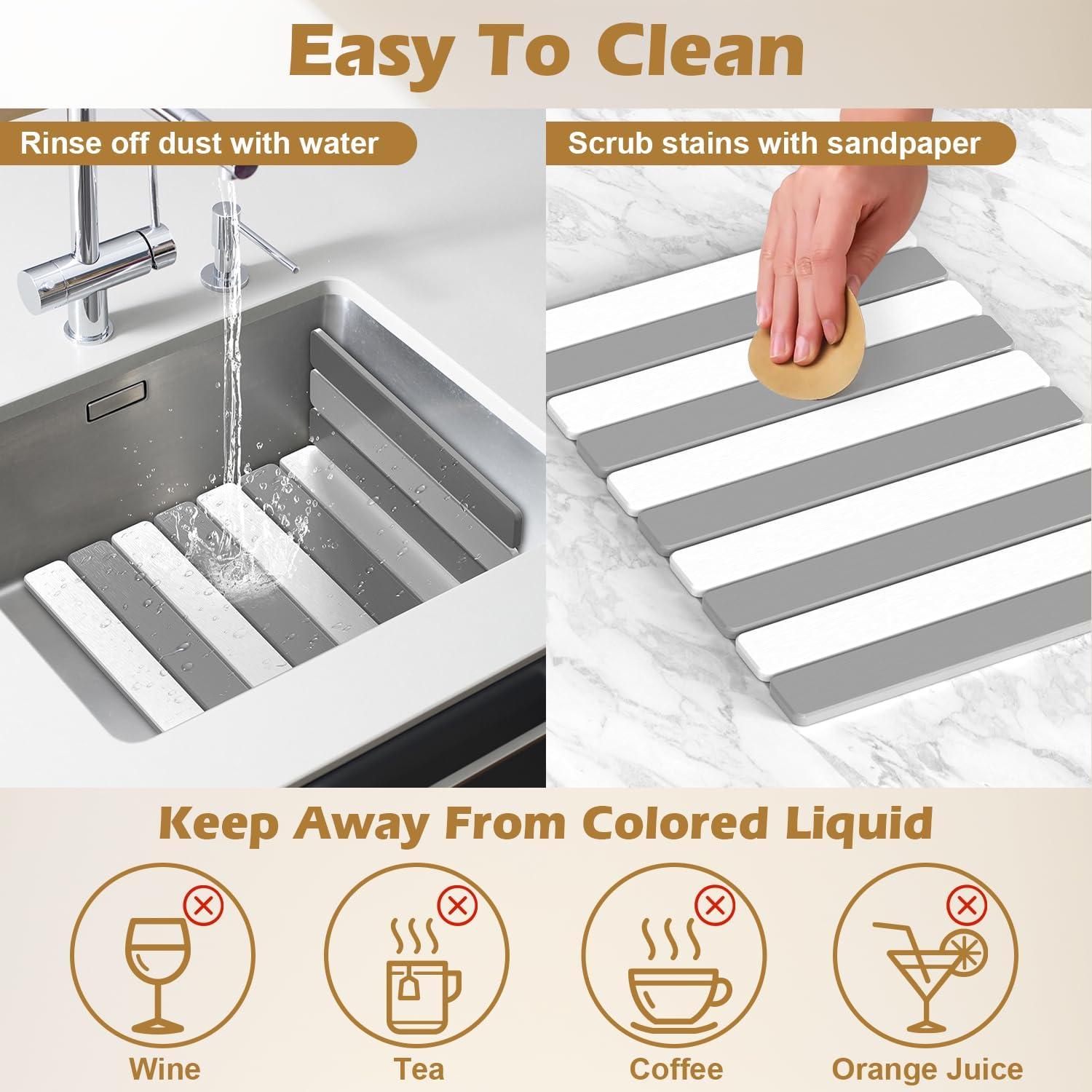 Alfombrilla de Secado de Piedra Diatomácea MASSPRO 61x40.6cm