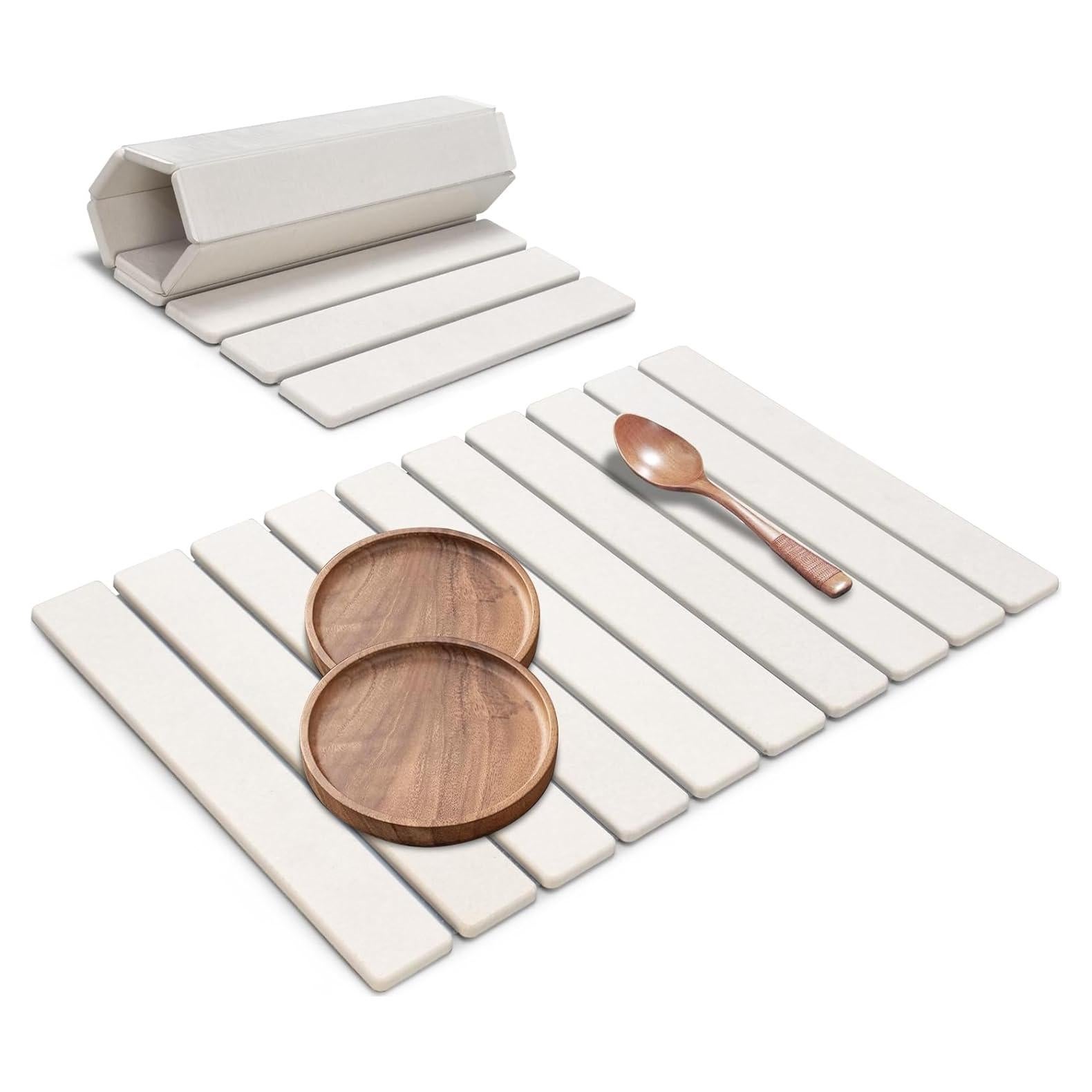 Alfombrilla de Secado de Platos TDCOKHE 61x40.6cm Ecológica