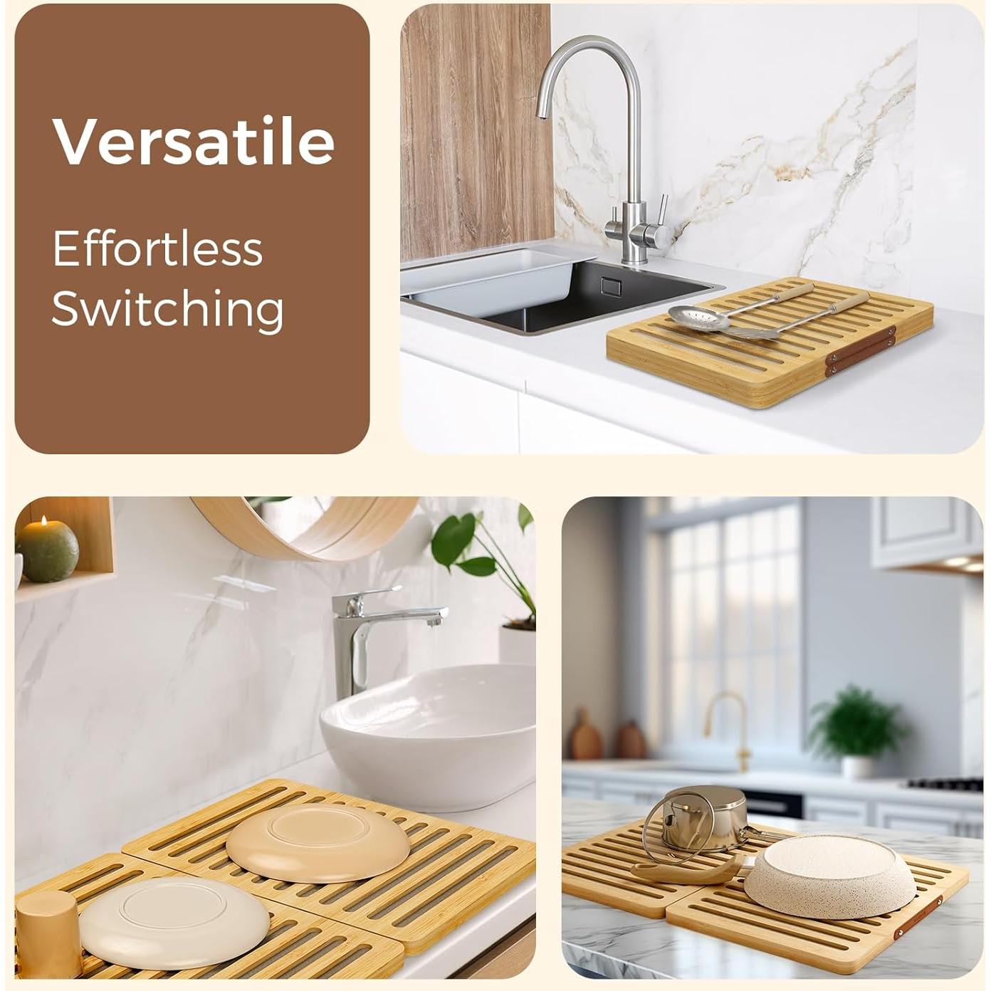 Alfombrilla de Secado de Platos Wealone de Piedra Diatomácea 33x43cm