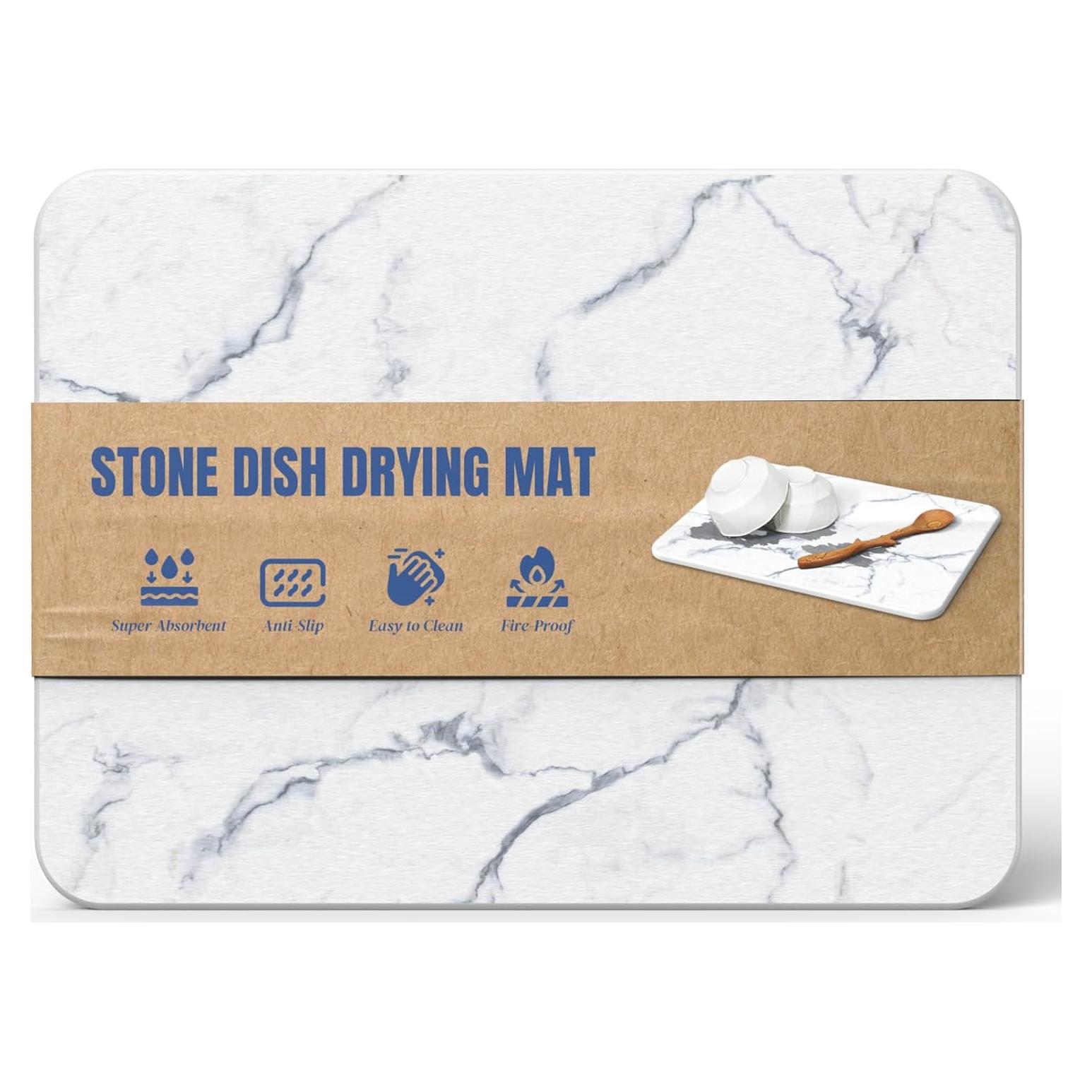 Alfombrilla de Secado Rápido Plentio 40x30 cm Diatomita