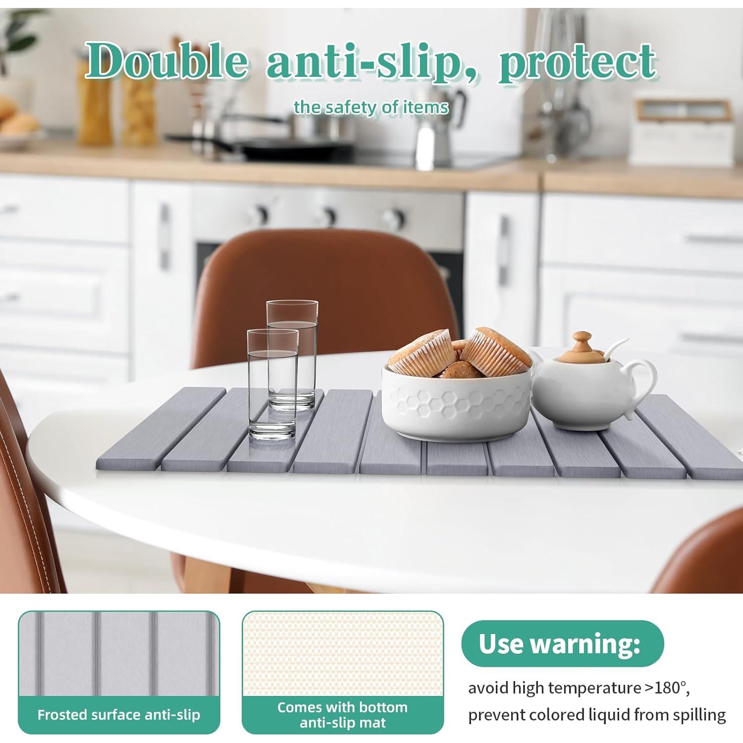 Alfombrilla de Secado de Platos Mittimiya 61x41 cm Ecológica