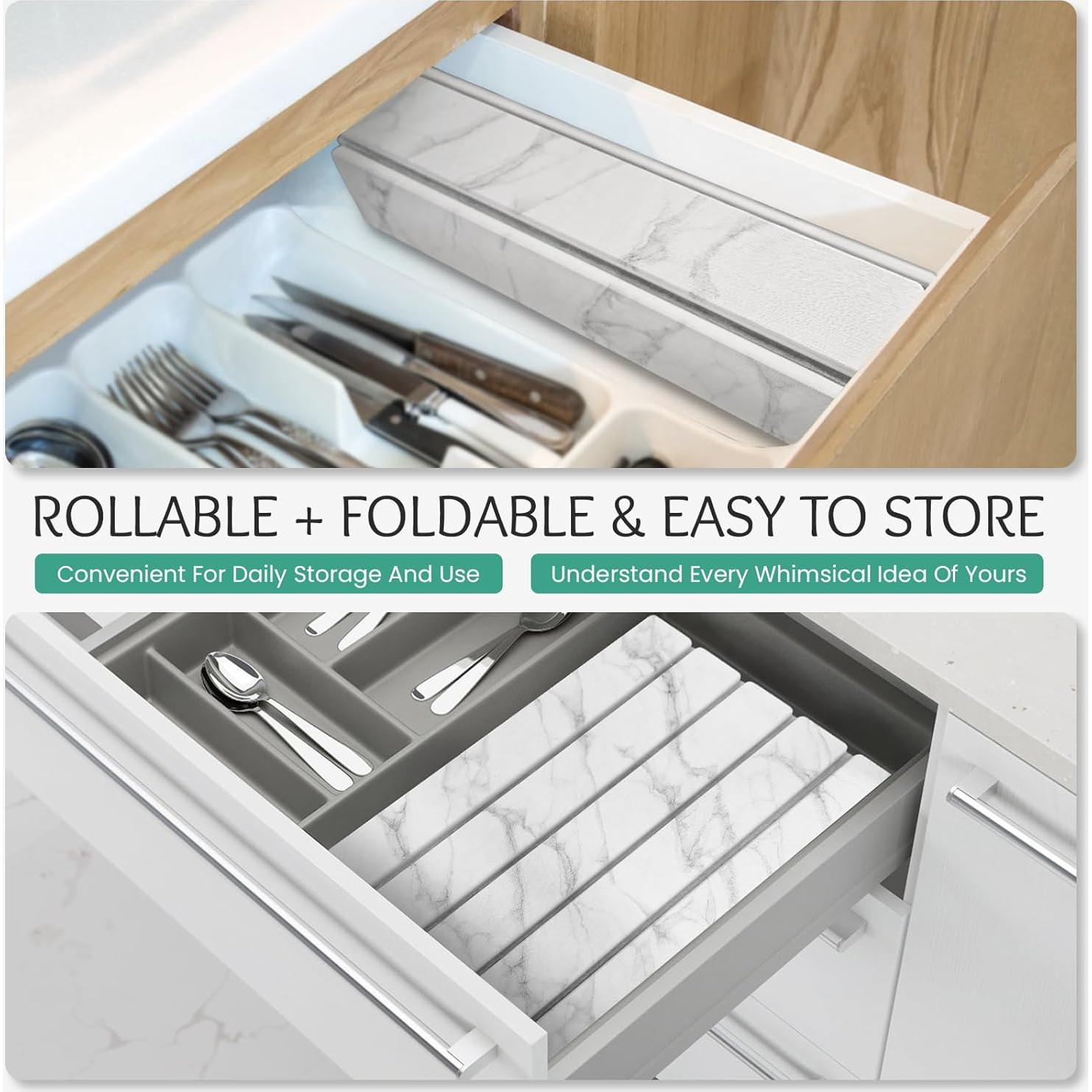 Alfombrilla de Secado de Platos SHUSHIYAJU 61x41 cm Mármol