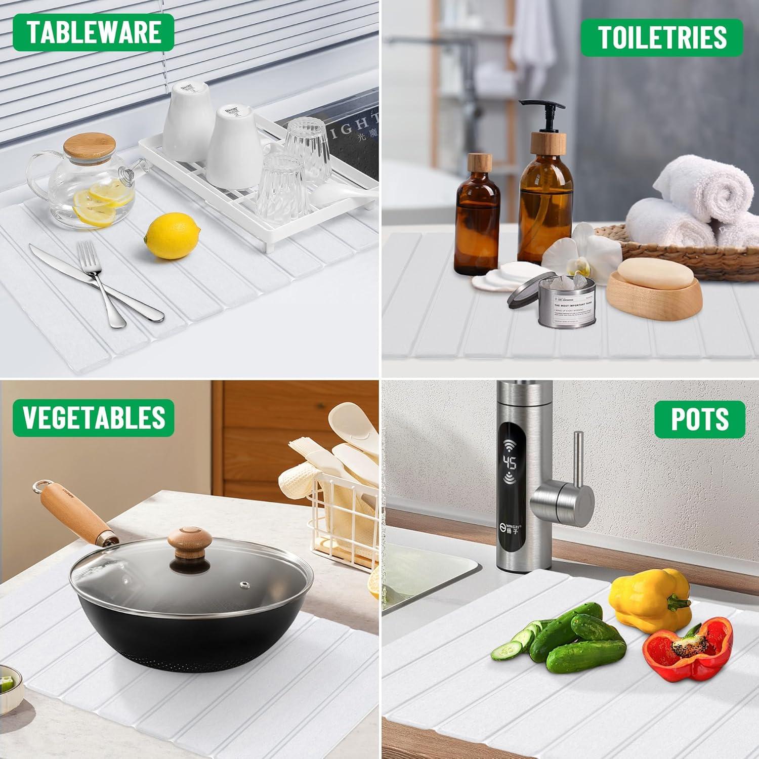 Alfombrilla de Secado de Piedra Cijoaui 61x41cm Absorbente