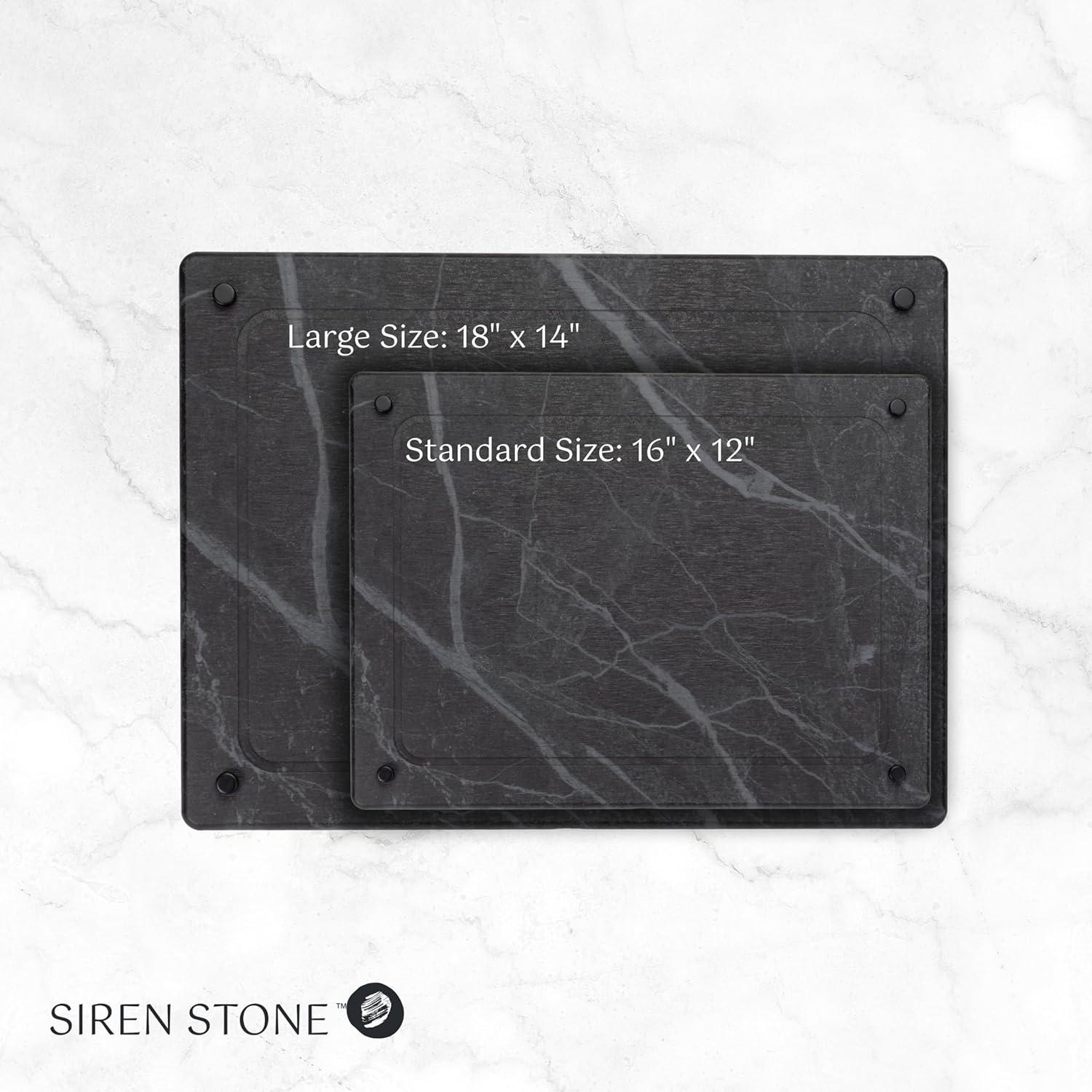 Alfombrilla de Secado de Piedra Natural Siren Stone 48x38cm