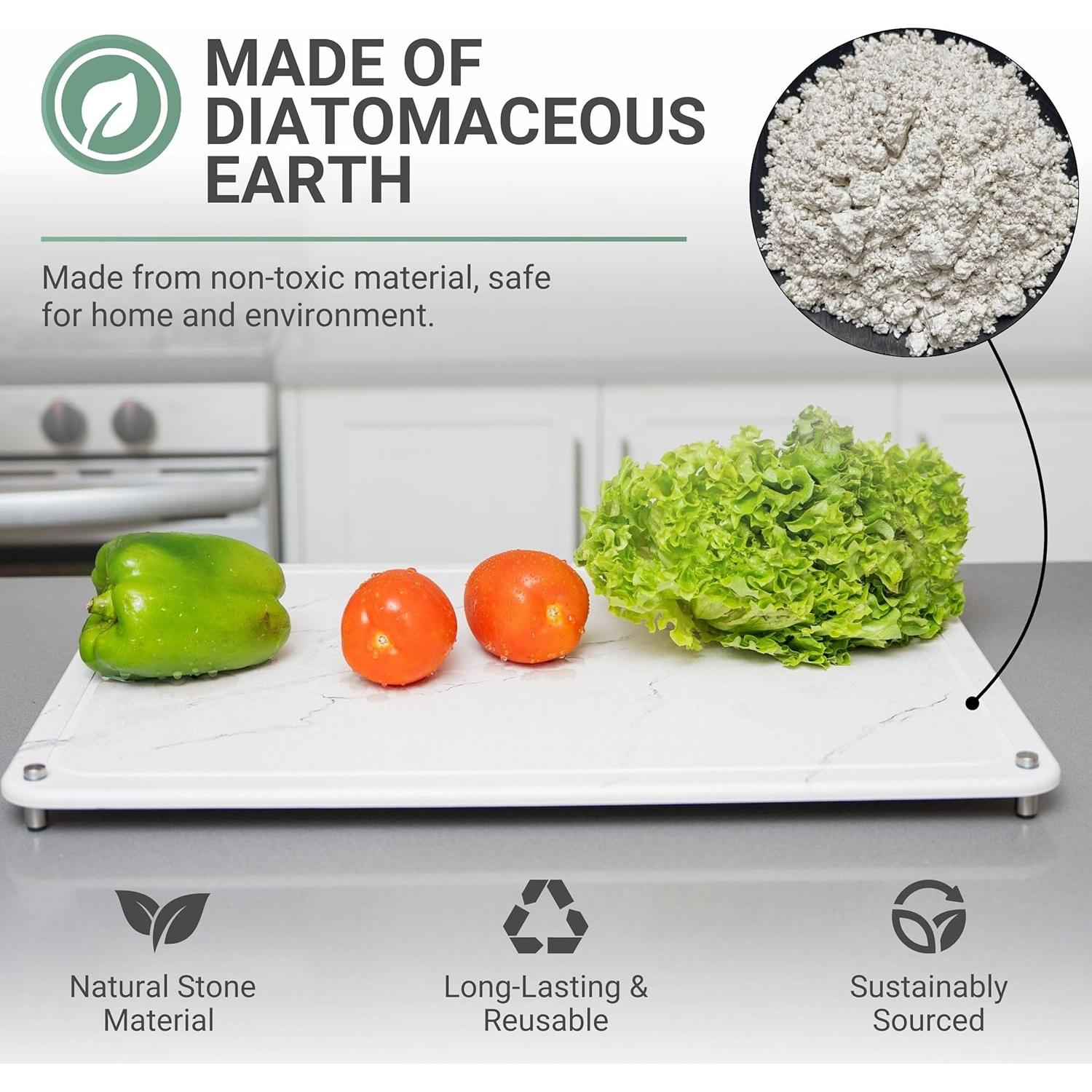 Alfombrilla de Secado de Piedra WASAY 55.88x40.64cm Antideslizante