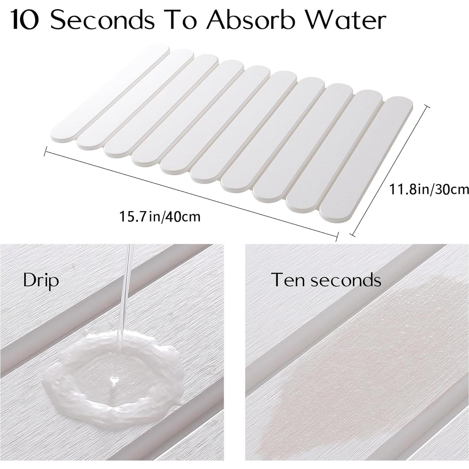 Alfombrilla de Secado de Platos Skyutacil 40.64x30.48cm Ecológica