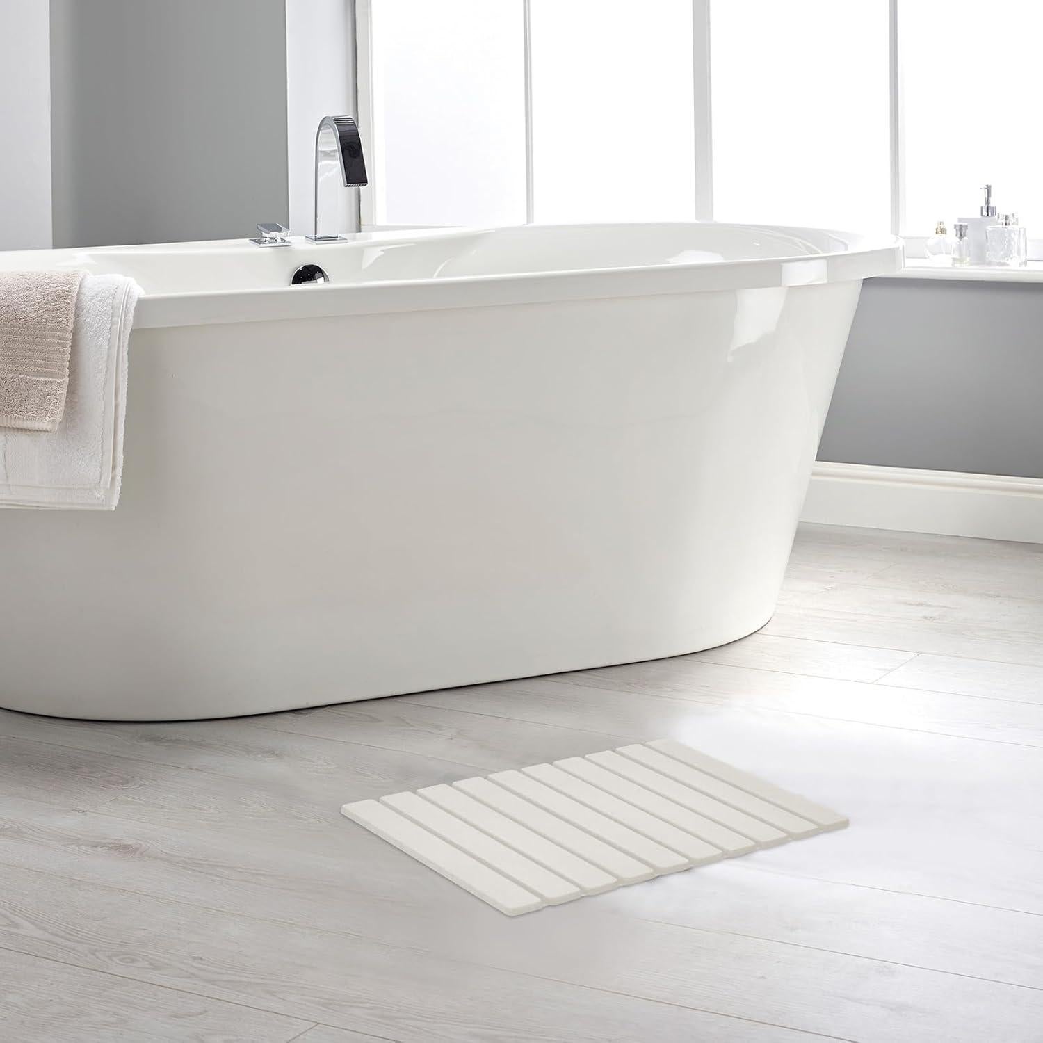 Alfombra de baño de piedra KEYCHAD 60x39 cm antideslizante