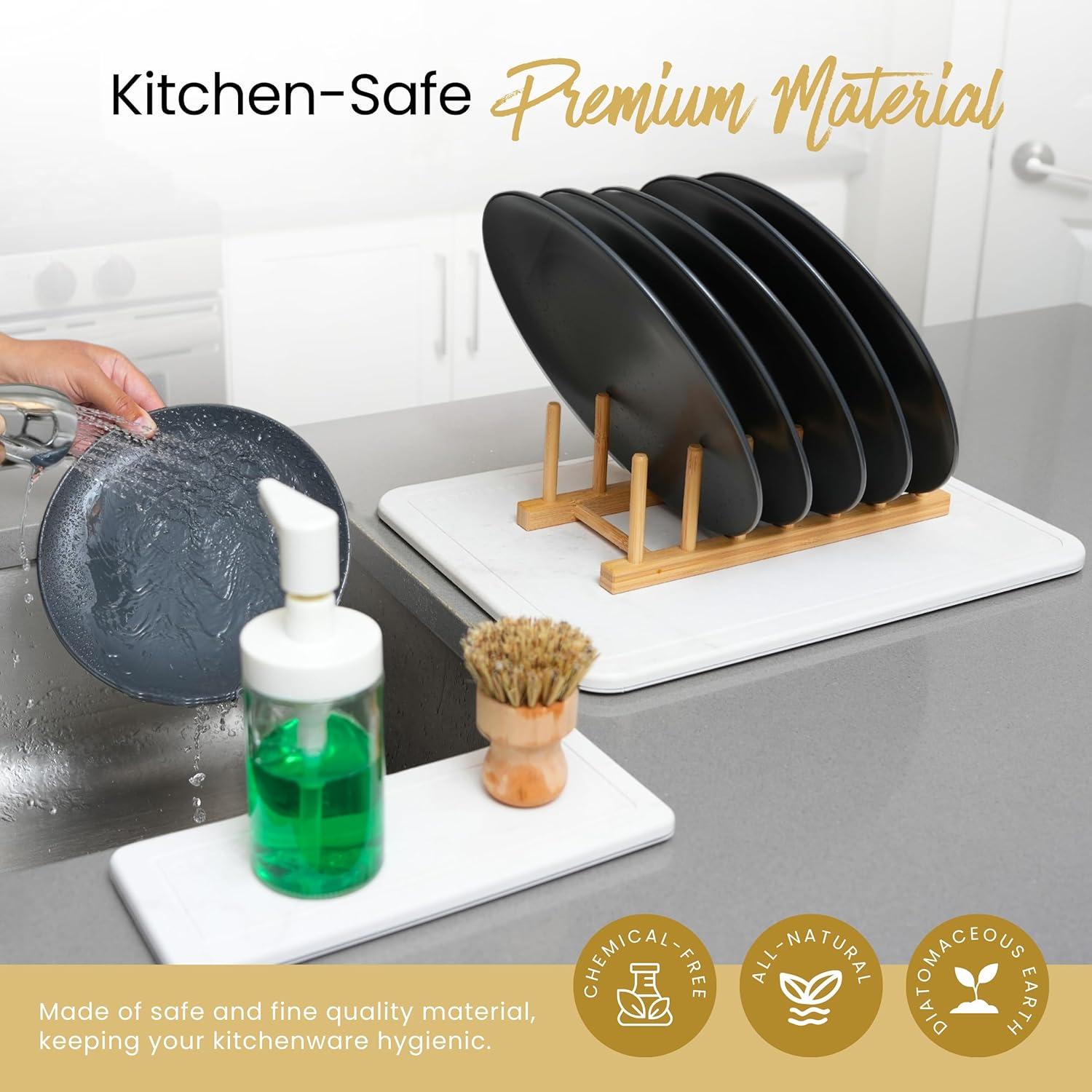 Alfombrilla de Secado de Piedra Diatomácea 40x30 cm Essencoco