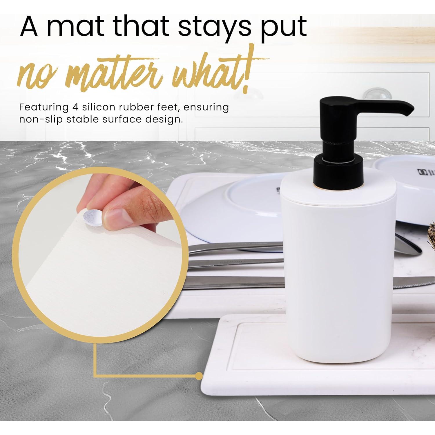 Alfombrilla de Secado de Piedra Diatomácea 40x30 cm Essencoco