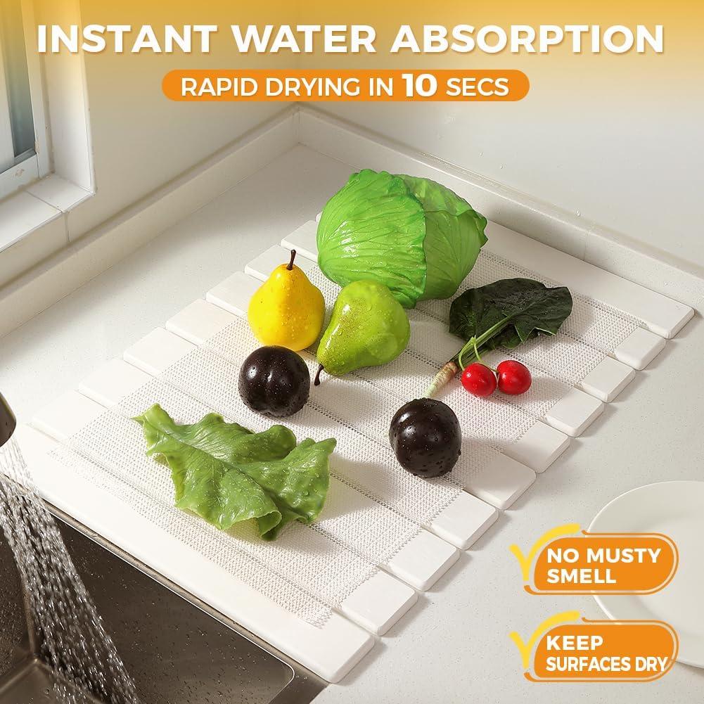 Alfombrilla de Secado de Piedra Diatomácea SENVIA 61x41 cm