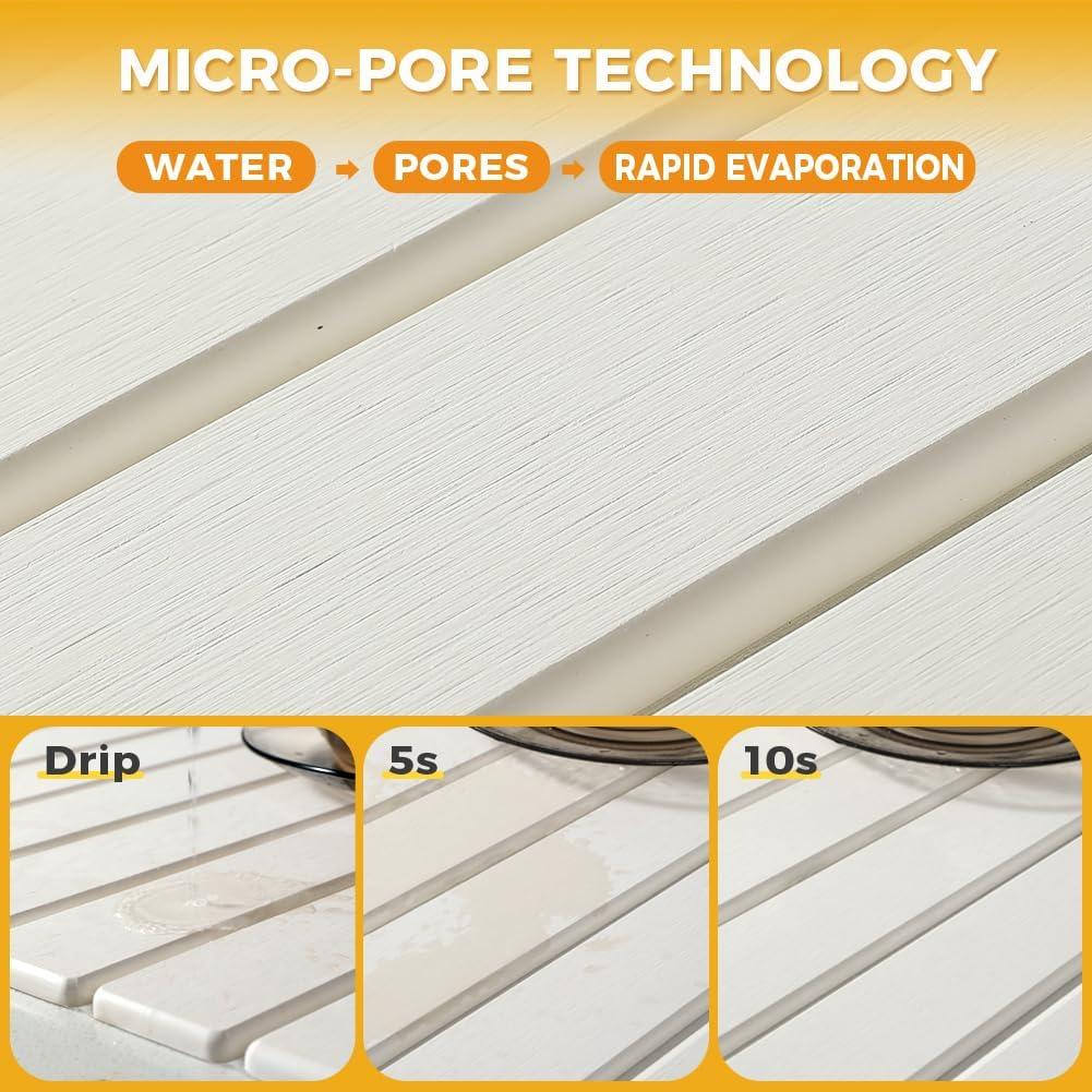 Alfombrilla de Secado de Piedra Diatomácea SENVIA 61x41 cm