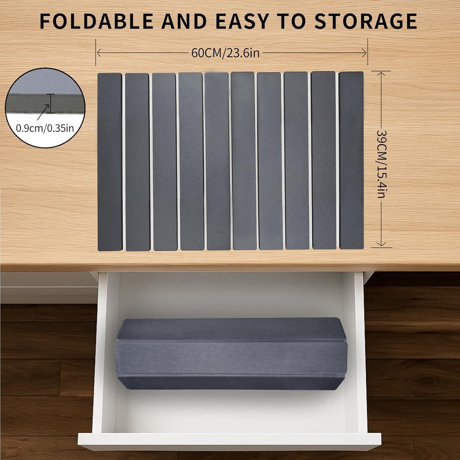 Alfombrilla de Secado de Platos MCSDFN 61x41cm Gris Diatomácea