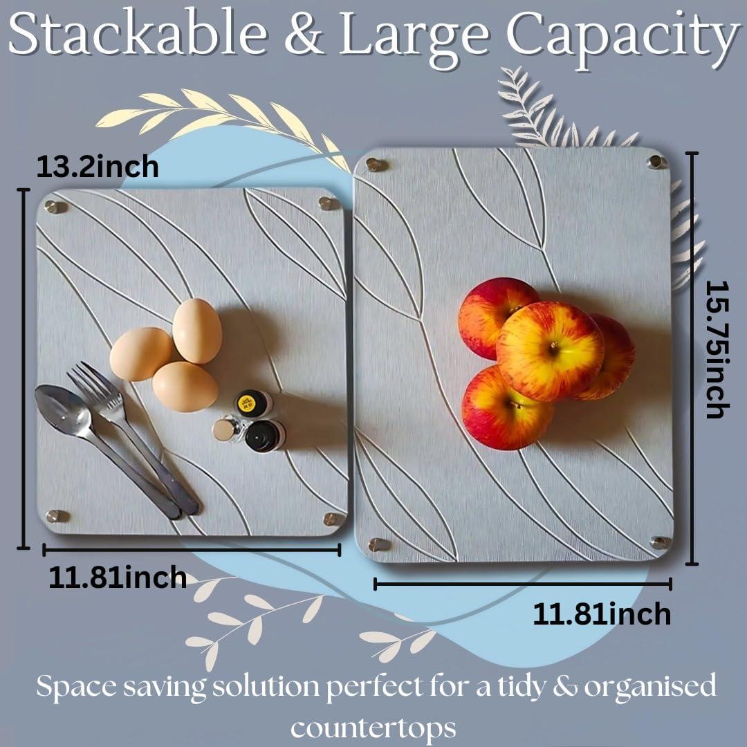 Alfombrilla de Secado de Piedra Diatomácea Crafty Witty 2 PCs