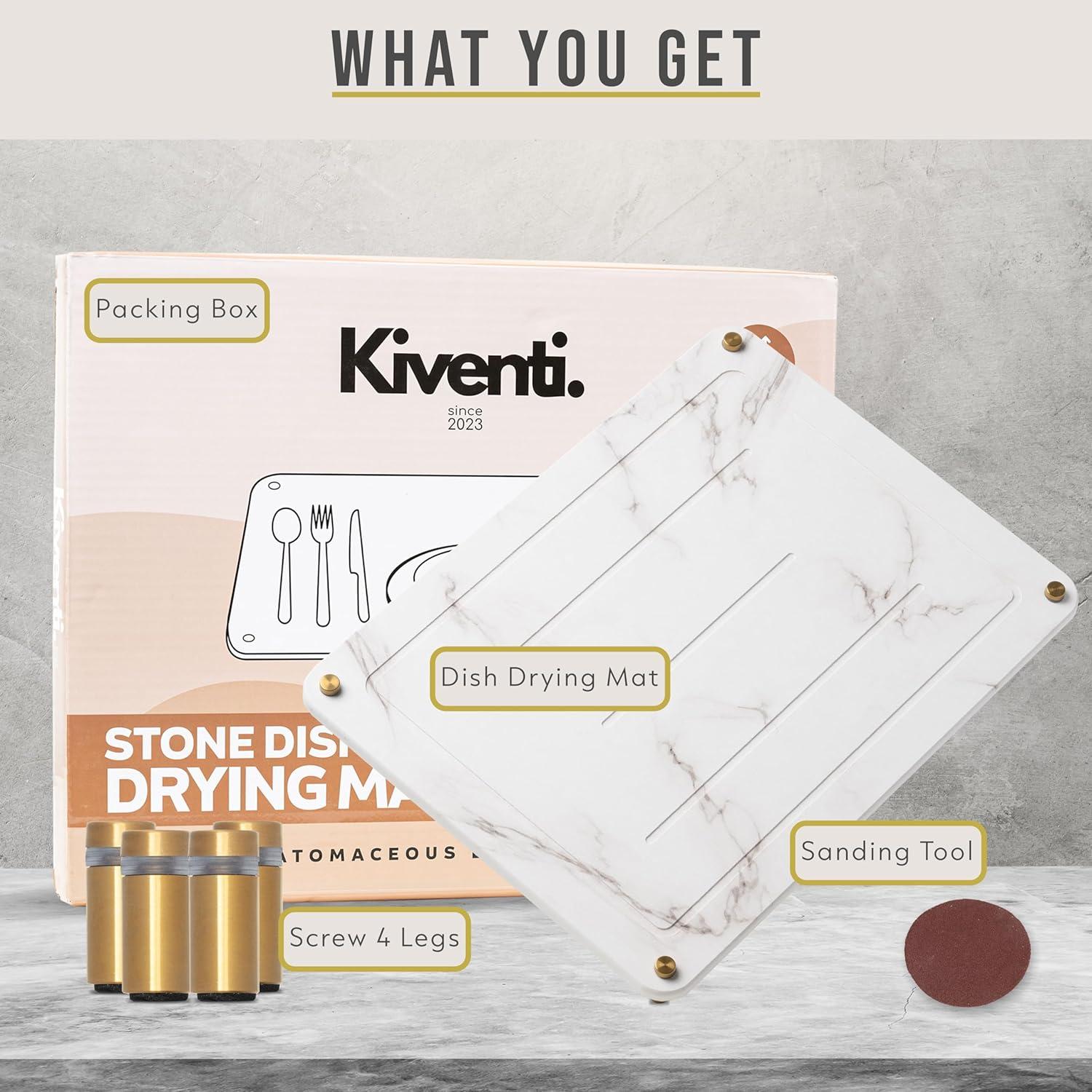 Alfombrilla de Secado de Piedra Diatomácea RD Global 30x40cm