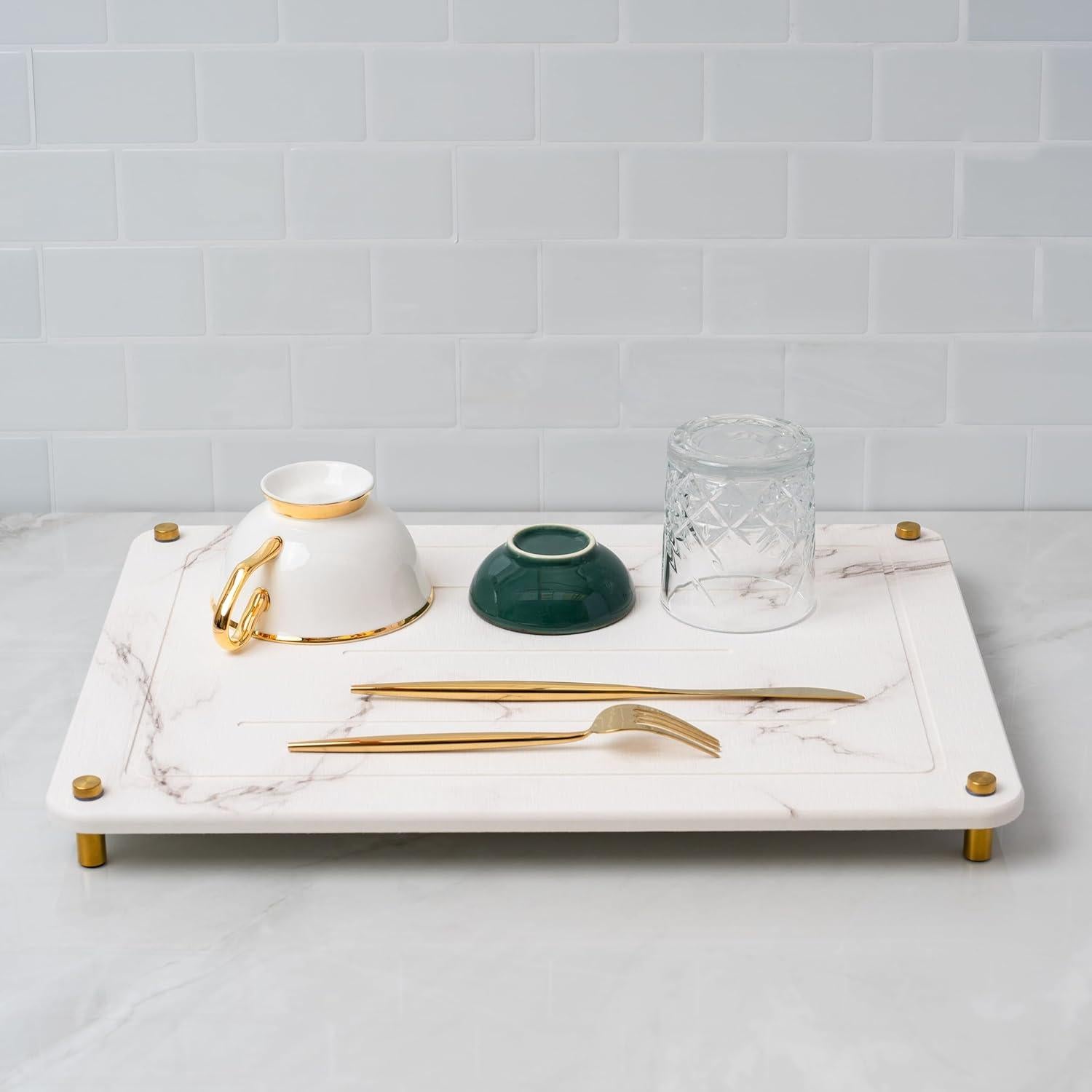 Alfombrilla de Secado de Piedra Diatomácea RD Global 30x40cm