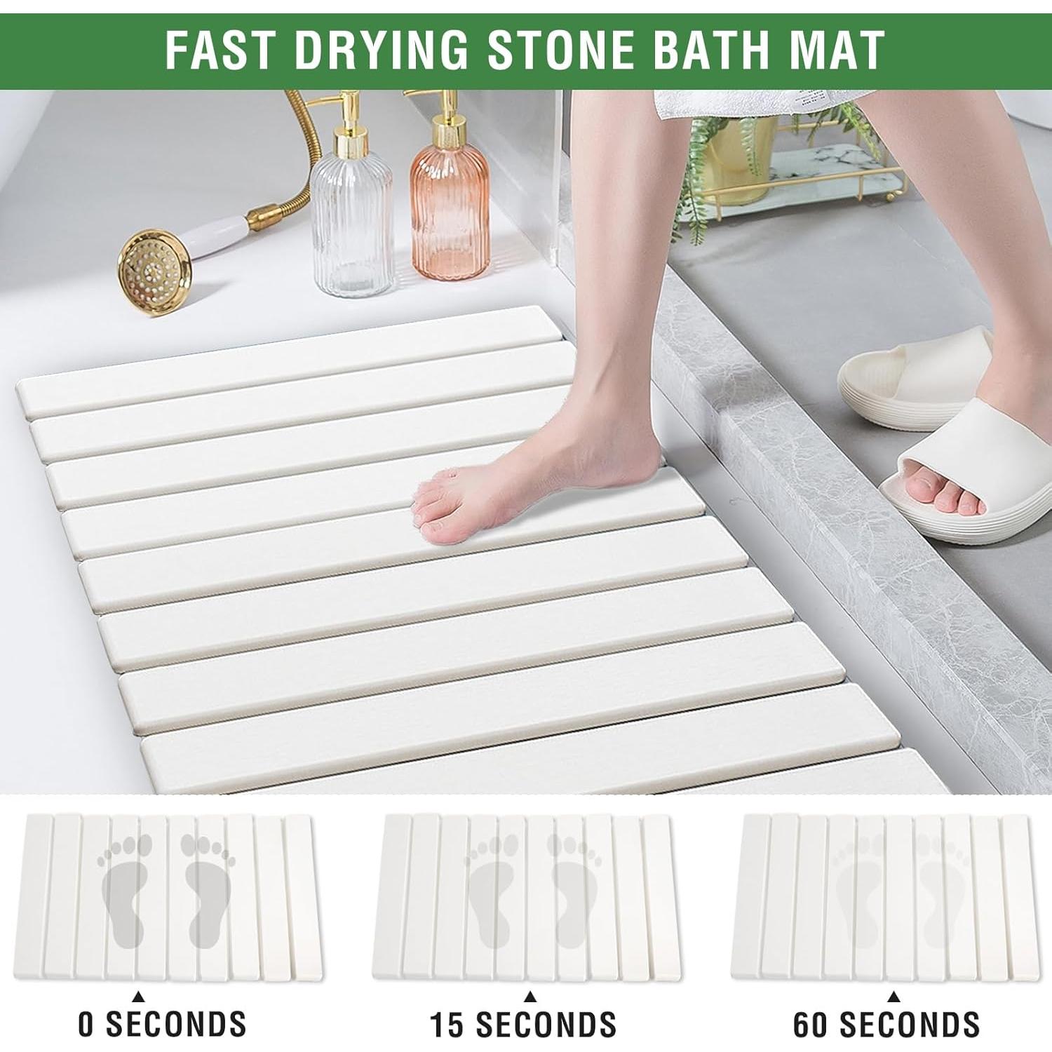 Alfombrilla de Secado de Piedra Diatomácea Grande Decorelement 60x39cm