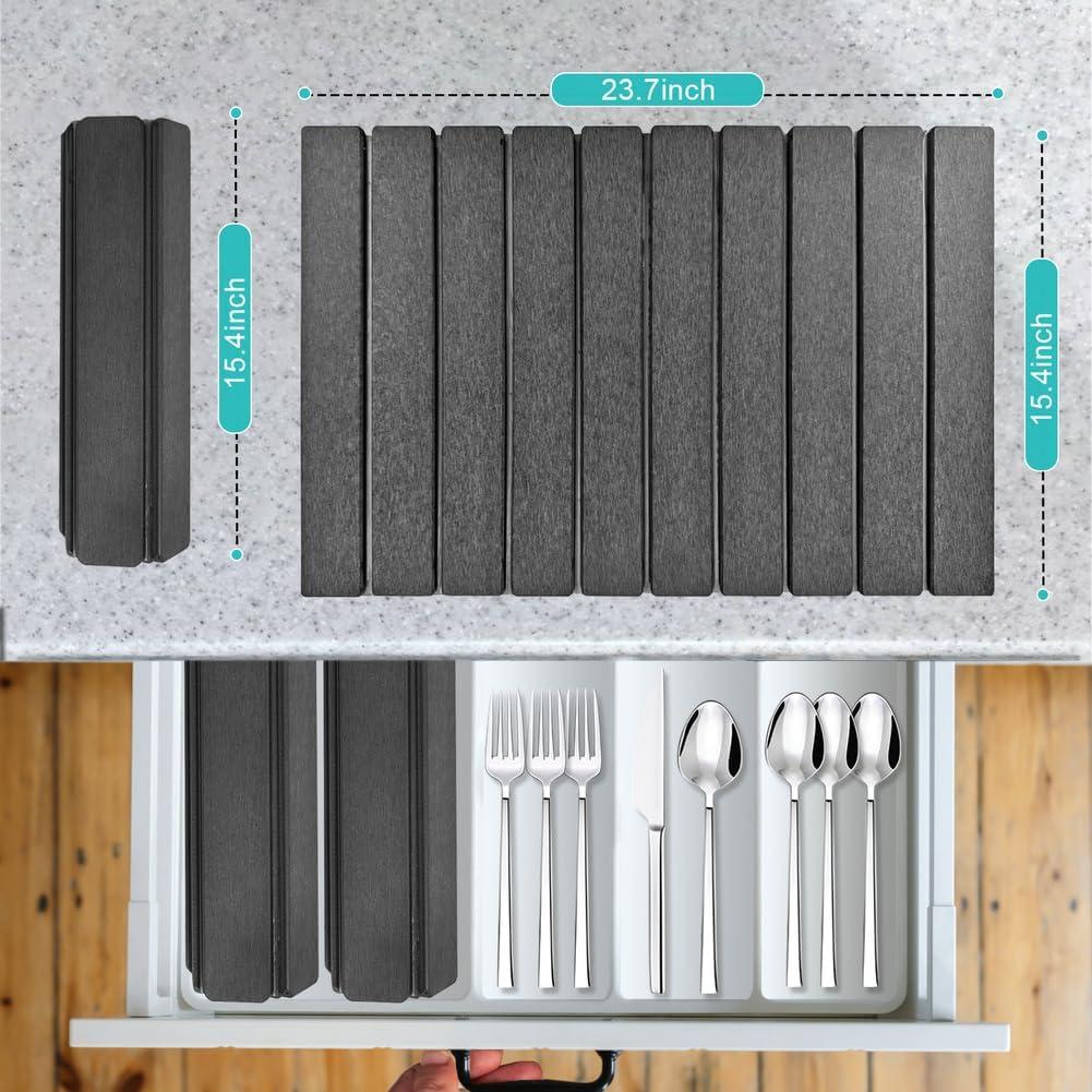 Alfombrilla de Secado PEOUWNES 61x41 cm Diatomácea Gris